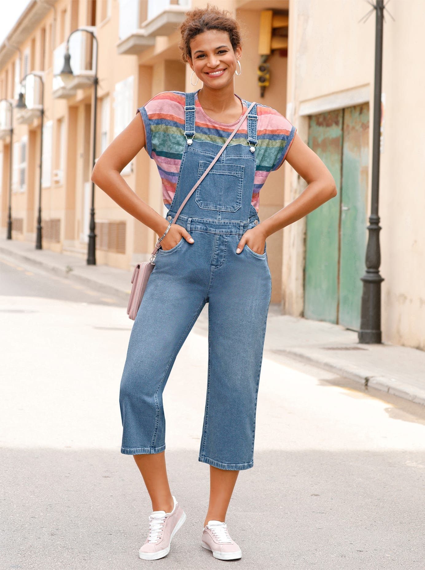 Casual Looks Jeanstuinbroek (1-delig)