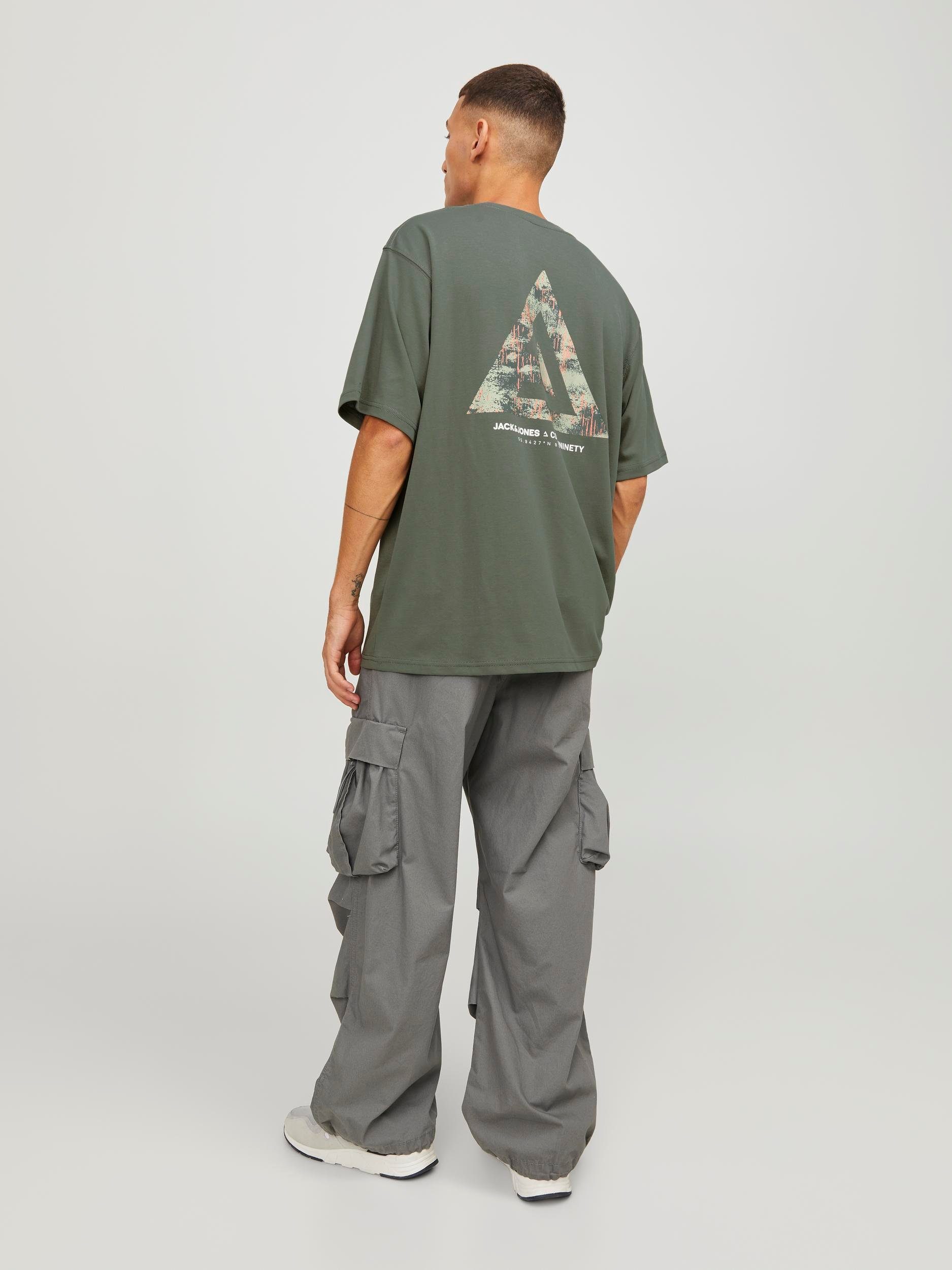 Jack & Jones Shirt met ronde hals JCOTRIANGLE TEE SS CREW NECK SN