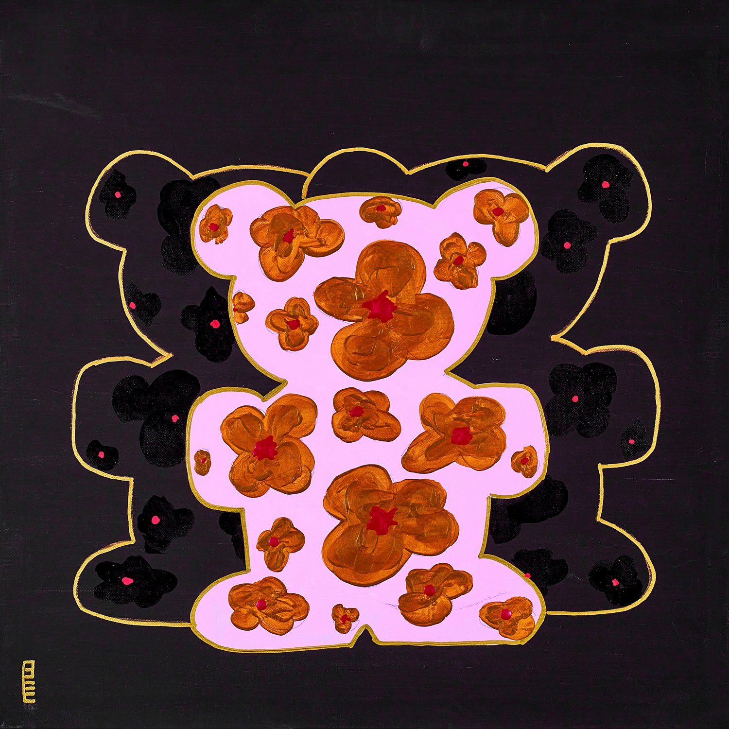 queence Artprint op linnen Bears XI Premium canvasstof, handgemaakt in Duitsland (1 stuk)