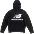 new balance hoodie nb essentials stacked logo hoodie zwart
