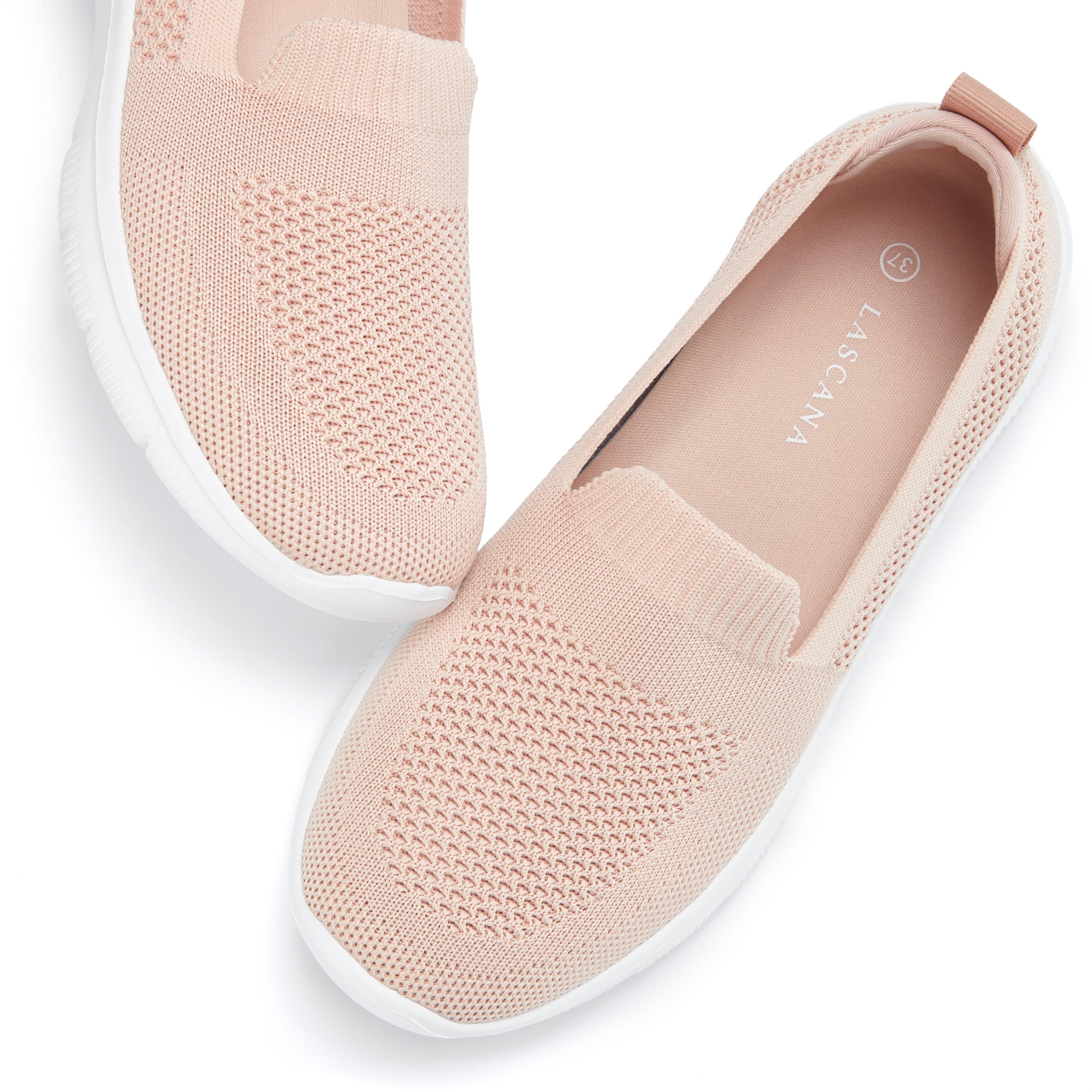 Lascana Instappers Slip-on sneaker, lage schoen, ultralichte sneaker, VEGAN