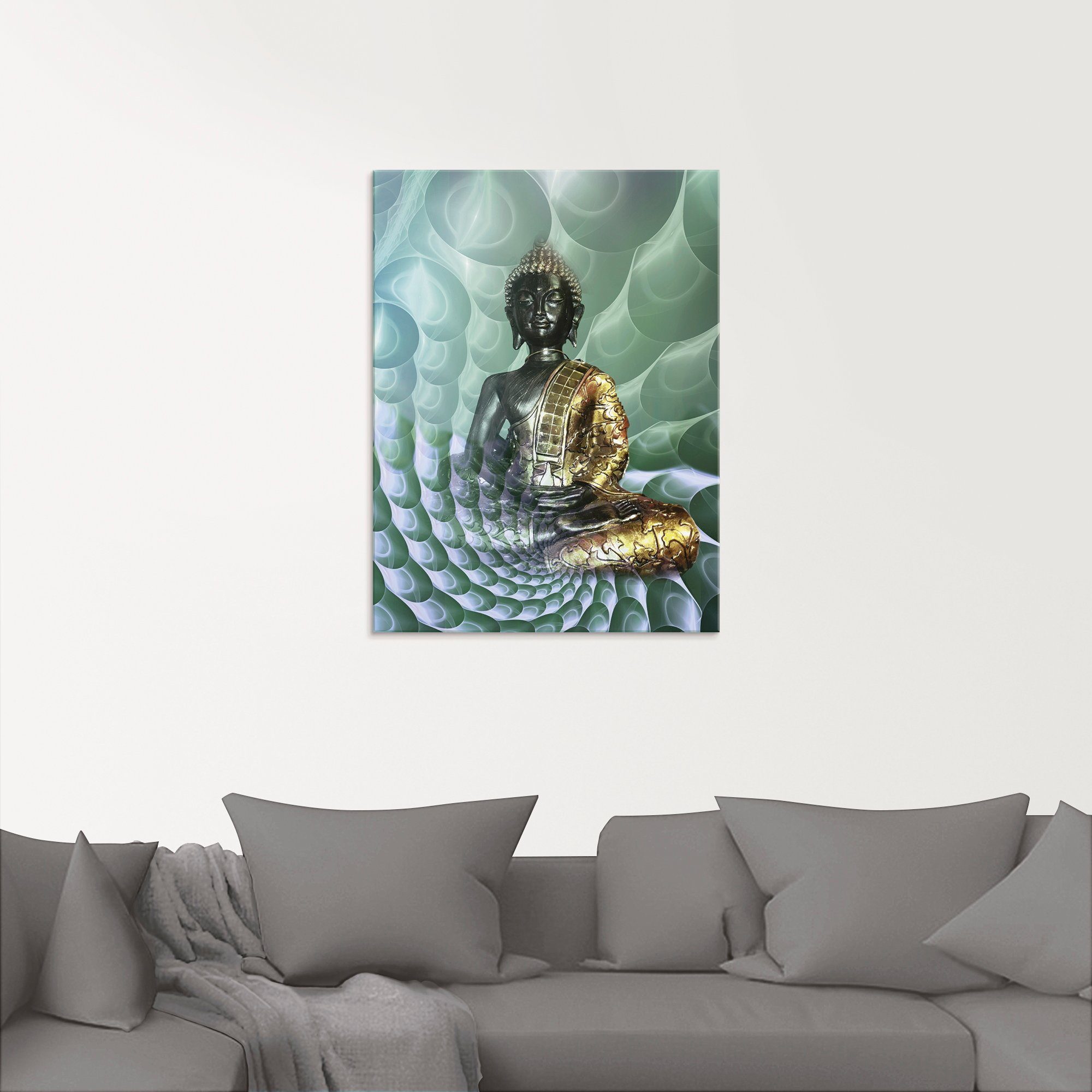 Artland Print op glas Boeddha’s droomwereld CB