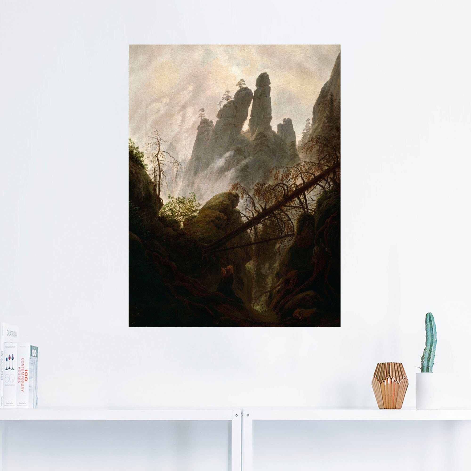 Artland Artprint Rotskloof, 1822/23 als artprint op linnen, muursticker of poster in verschillende maten