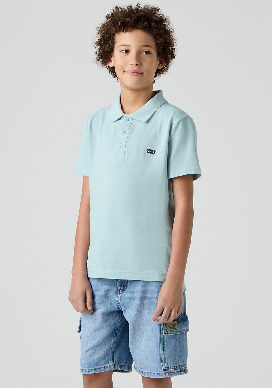 Levi's Kidswear Poloshirt LVB BACK NECK TAPE POLO jongens poloshirts maat 12 (152)