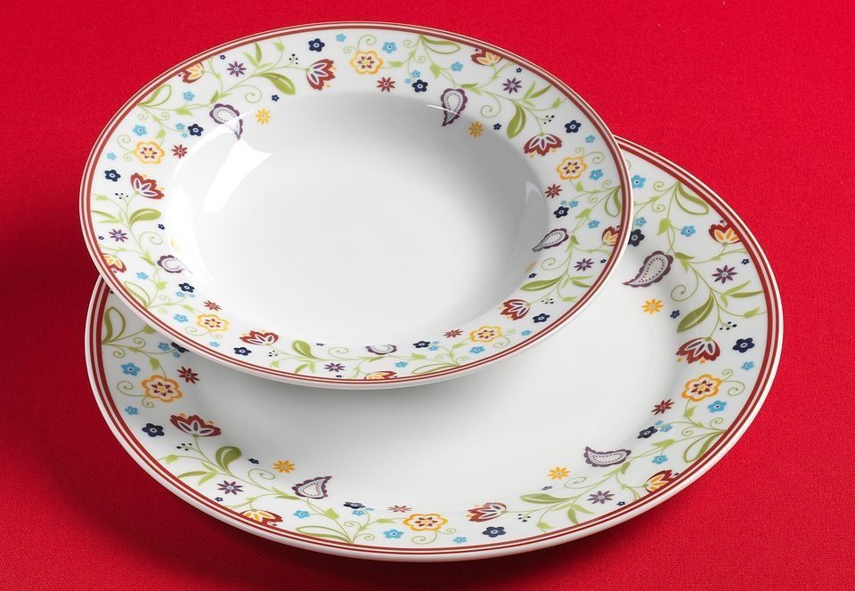 Ritzenhoff & Breker Eetservies Bordenset, Serviesset 12 delen, voor 6 personen (set, 12-delig)