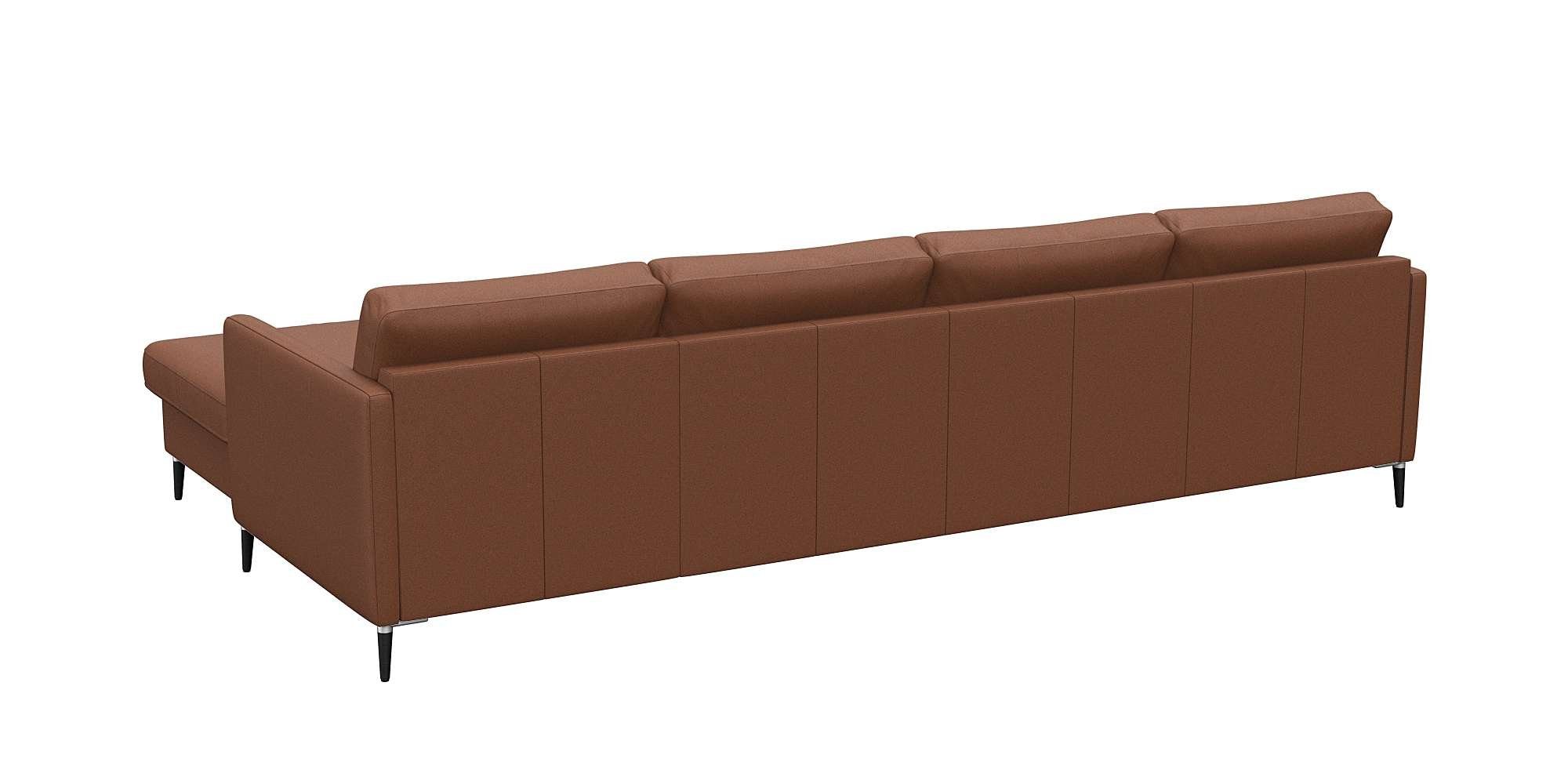 FLEXLUX Hoekbank Fiore, L-vorm, comfortabel en aangenaam door hoogwaardige zitopbouw
