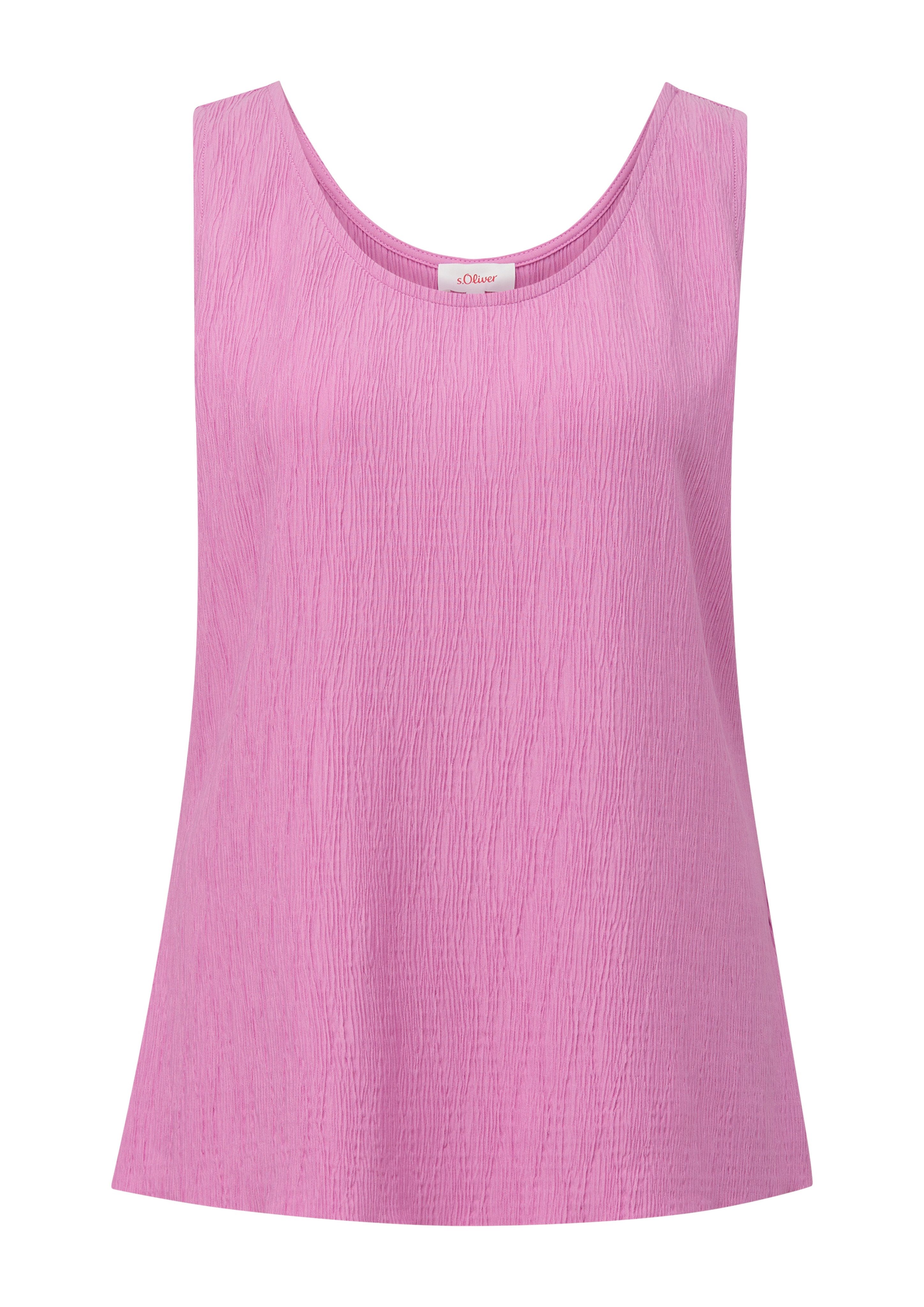 s.Oliver Shirttop met open zoom