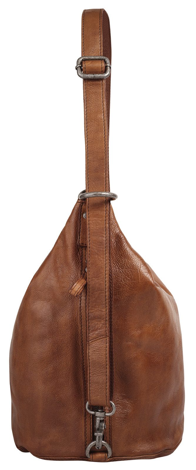 Spikes & Sparrow Schoudertas echt leder