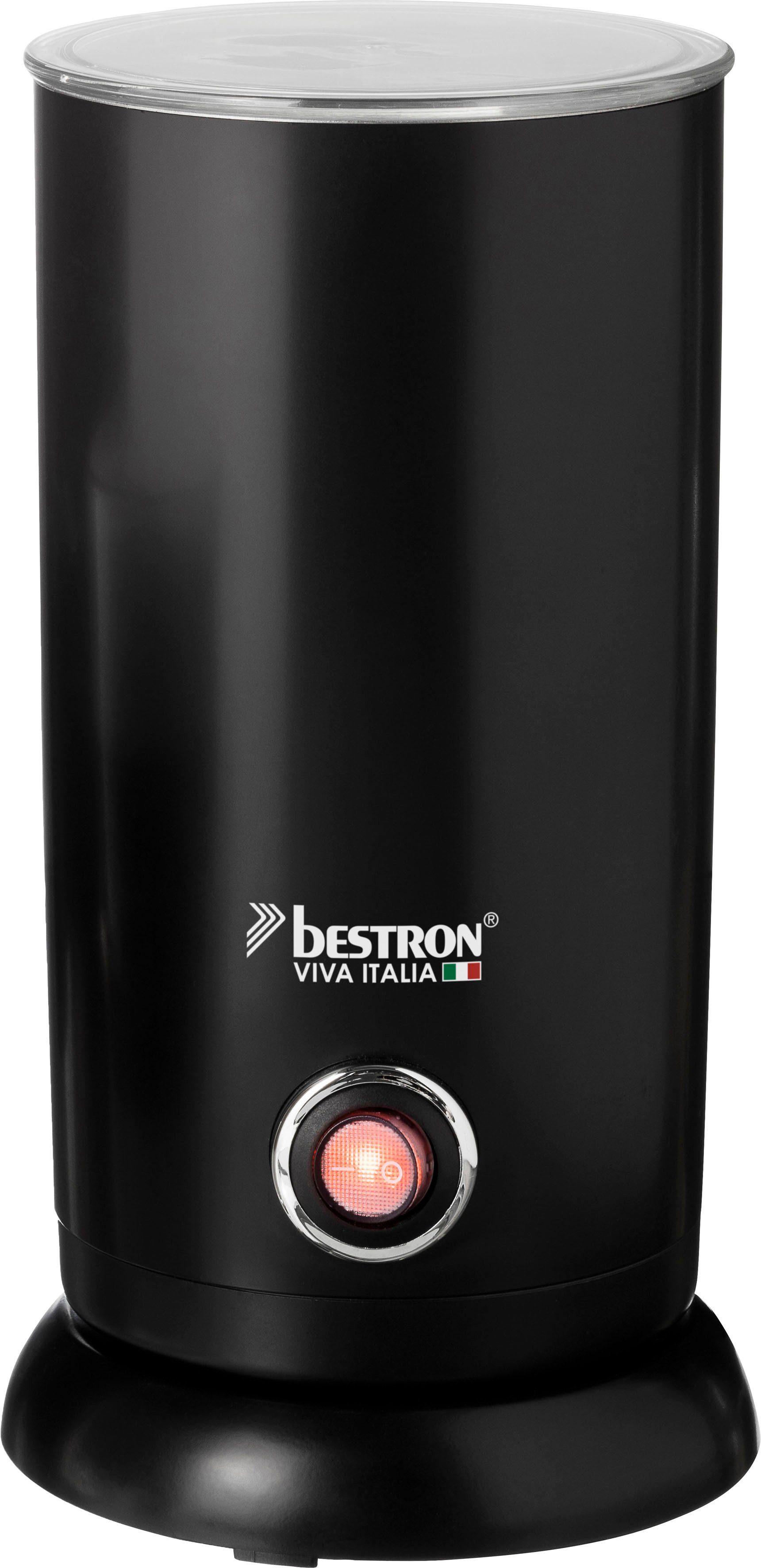 bestron Melkopschuimer Viva Italia Draadloos, 300 ml, kleur: zwart