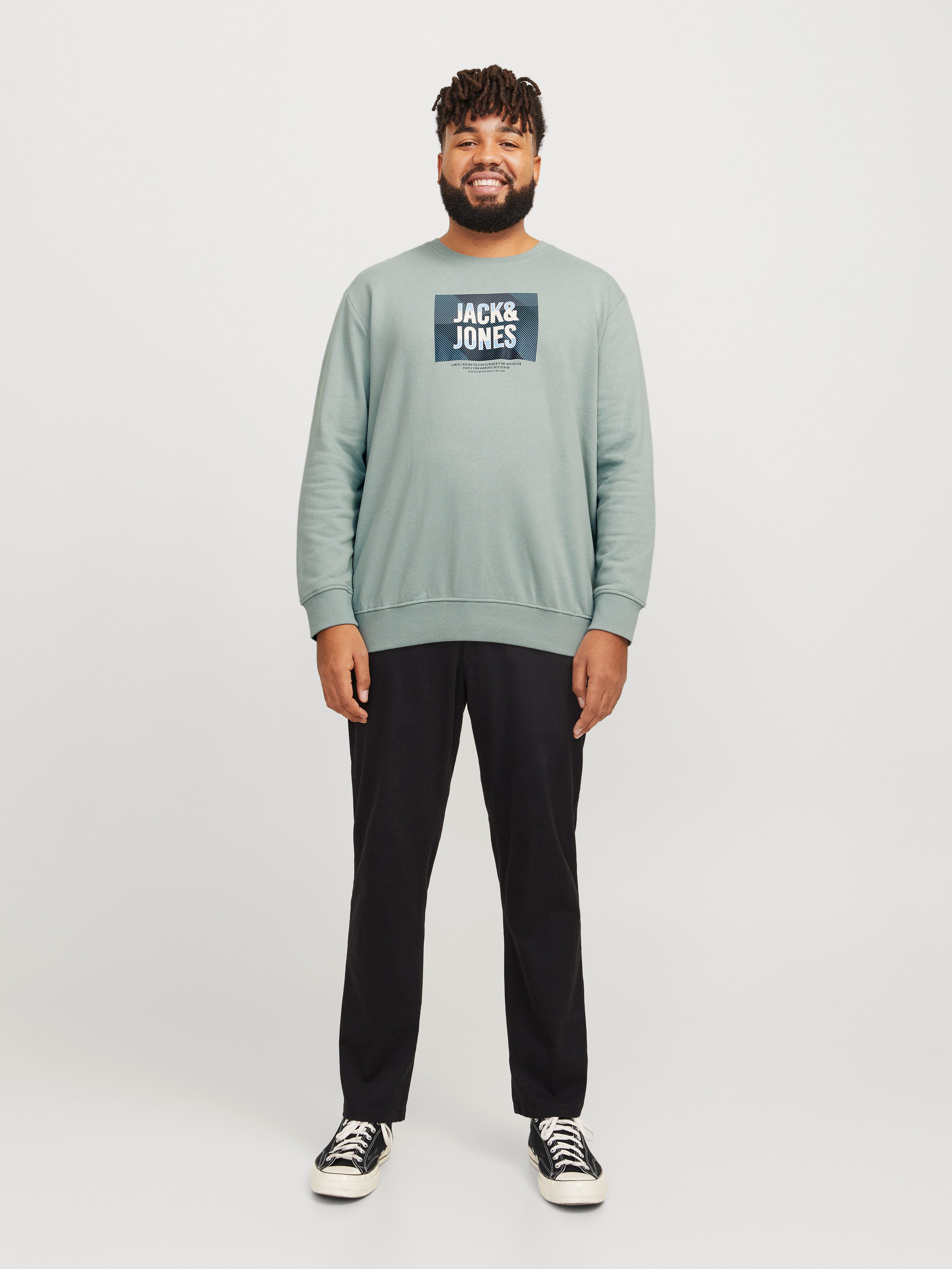 Jack & Jones PlusSize Sweatshirt JJHUDSON SWEAT CREW NECK PLS