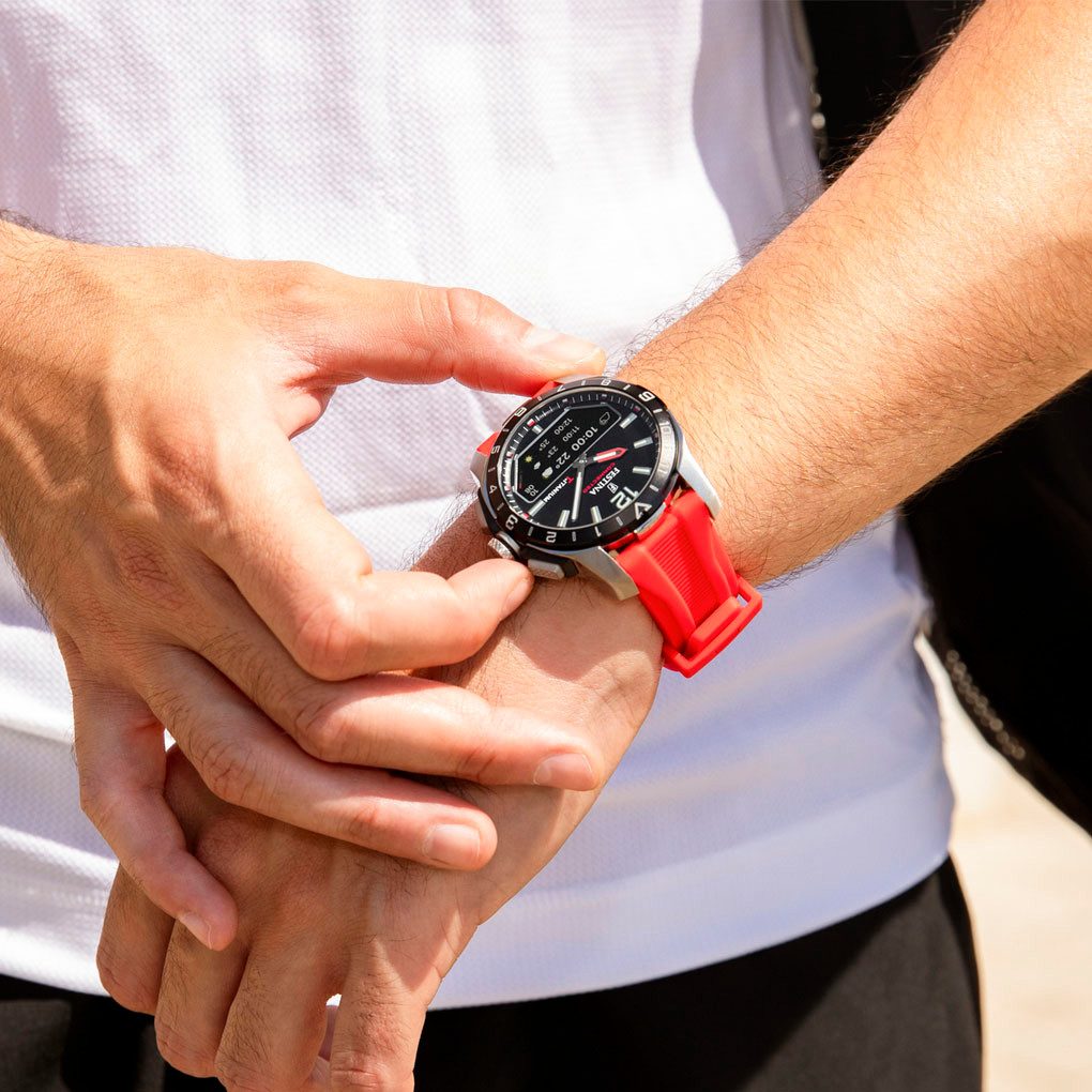 Festina Smartwatch Connected D Quartzhorloge, horloge, herrenuur, stappenteller, wereldtijd, stopwatchfunctie