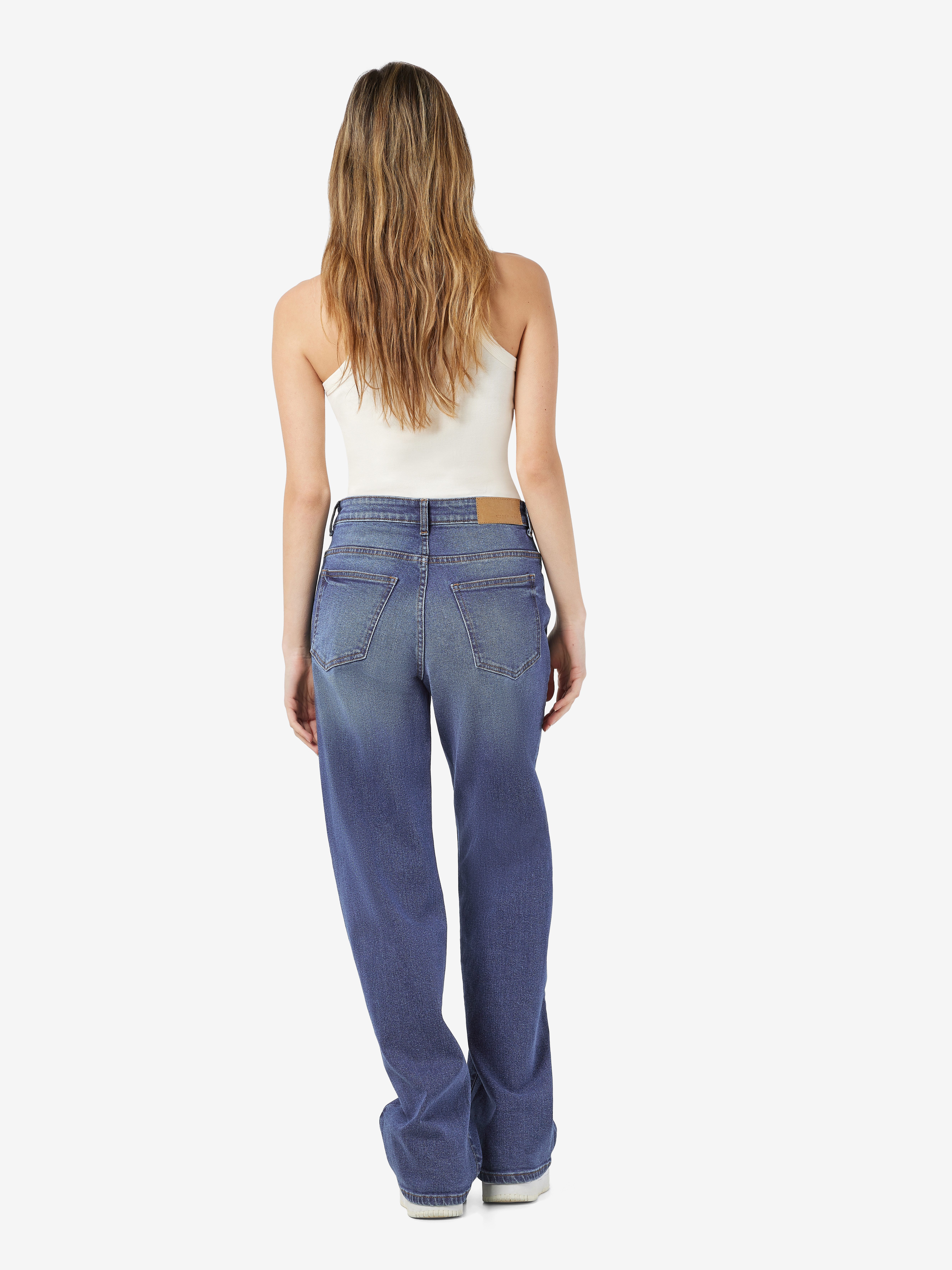 Noisy may Wijde jeans NMYOLANDA NW WIDE JEANS AZ308MB FWD NOOS