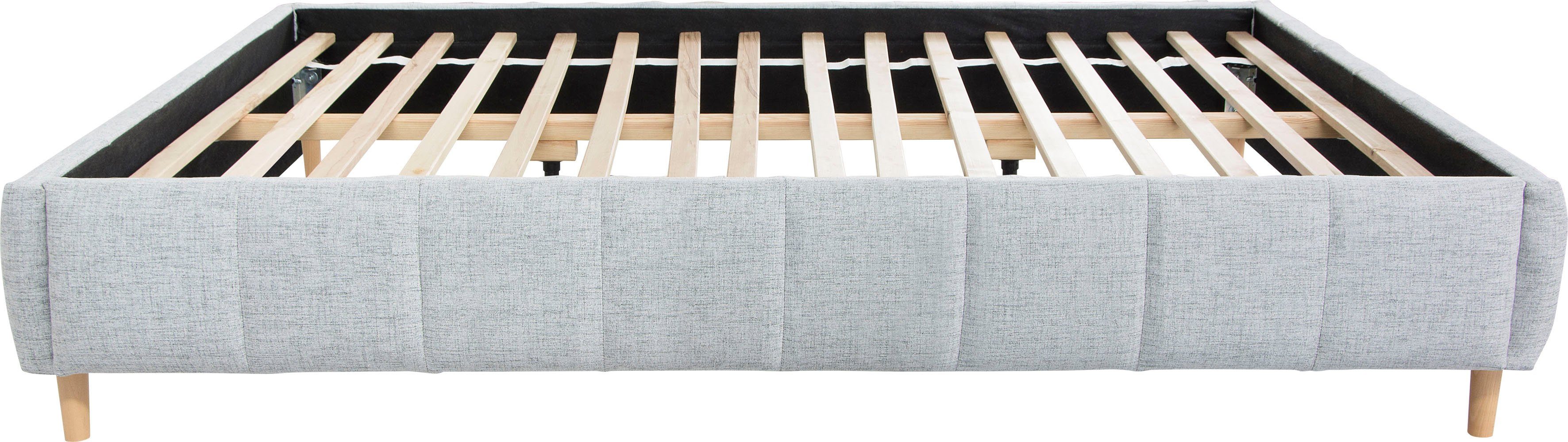 andas Gestoffeerd bed Tarje in 5 breedten, ook in extra lang 220 cm, incl. lattenrol
