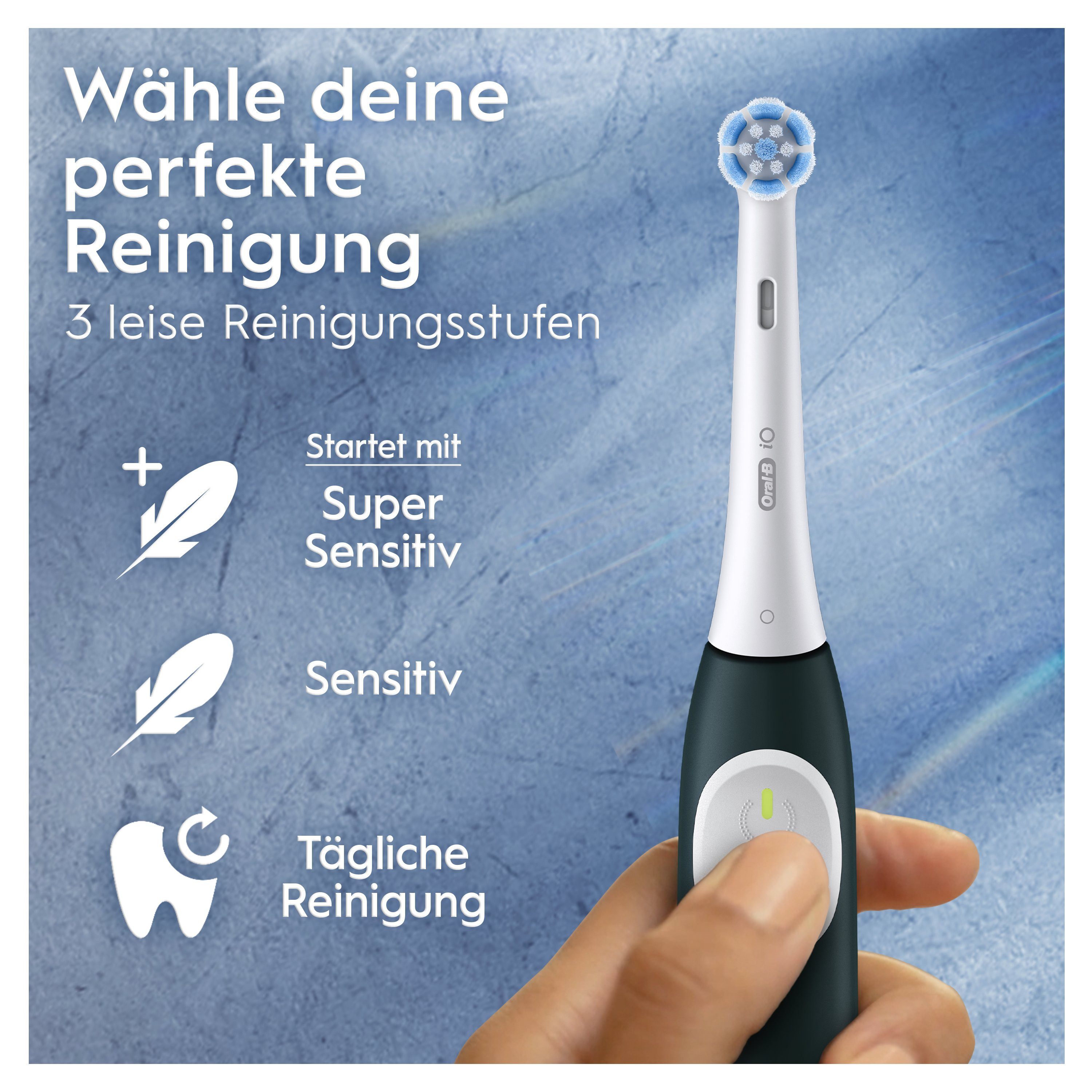 Oral B Elektrische tandenborstel IO Series 2 voor de zachte reiniging, reisetui