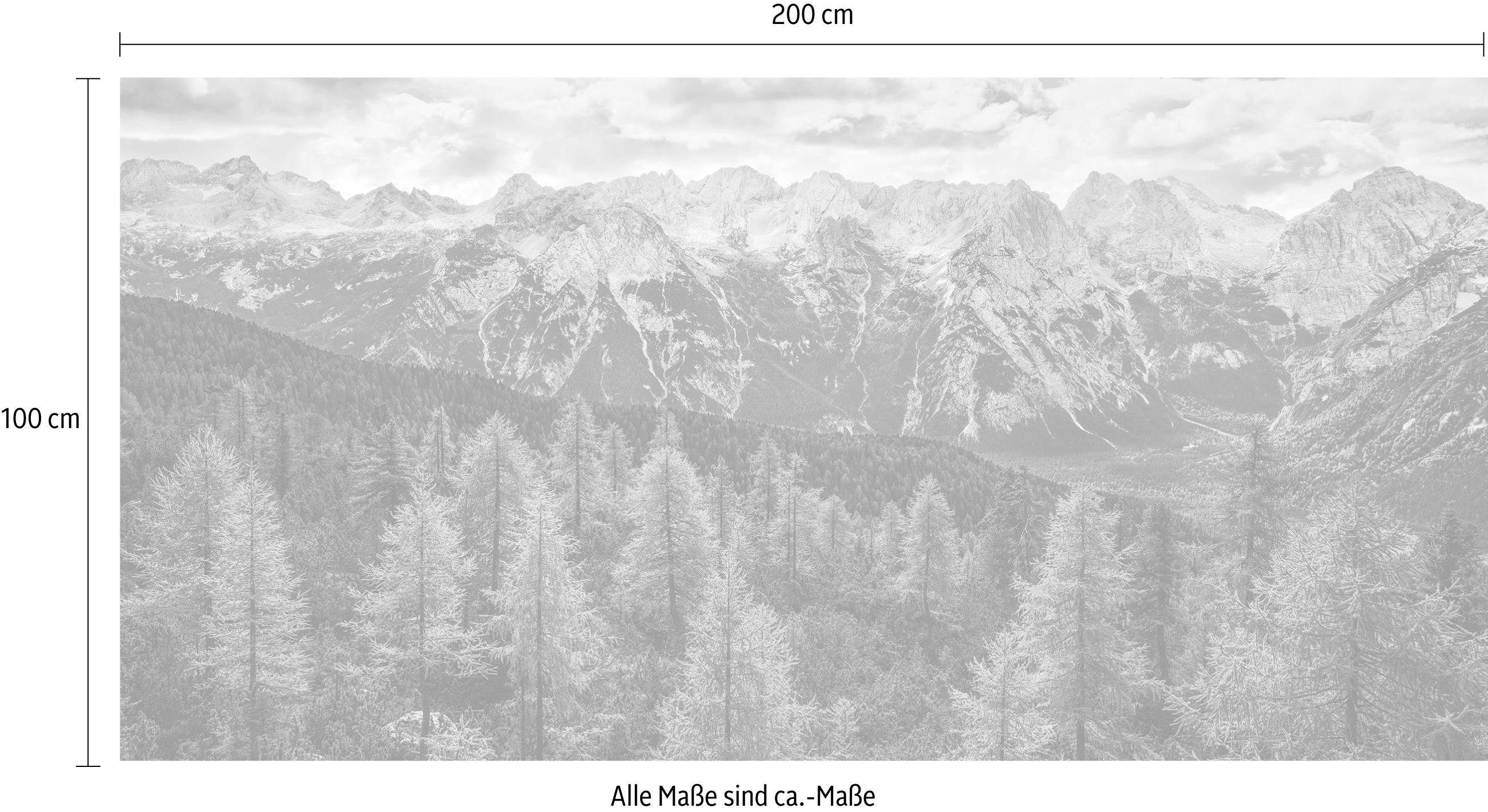 Komar Vliesbehang Digitale print vlies - Wild Dolomites - Afmeting 200 x 100 cm (1 stuk)