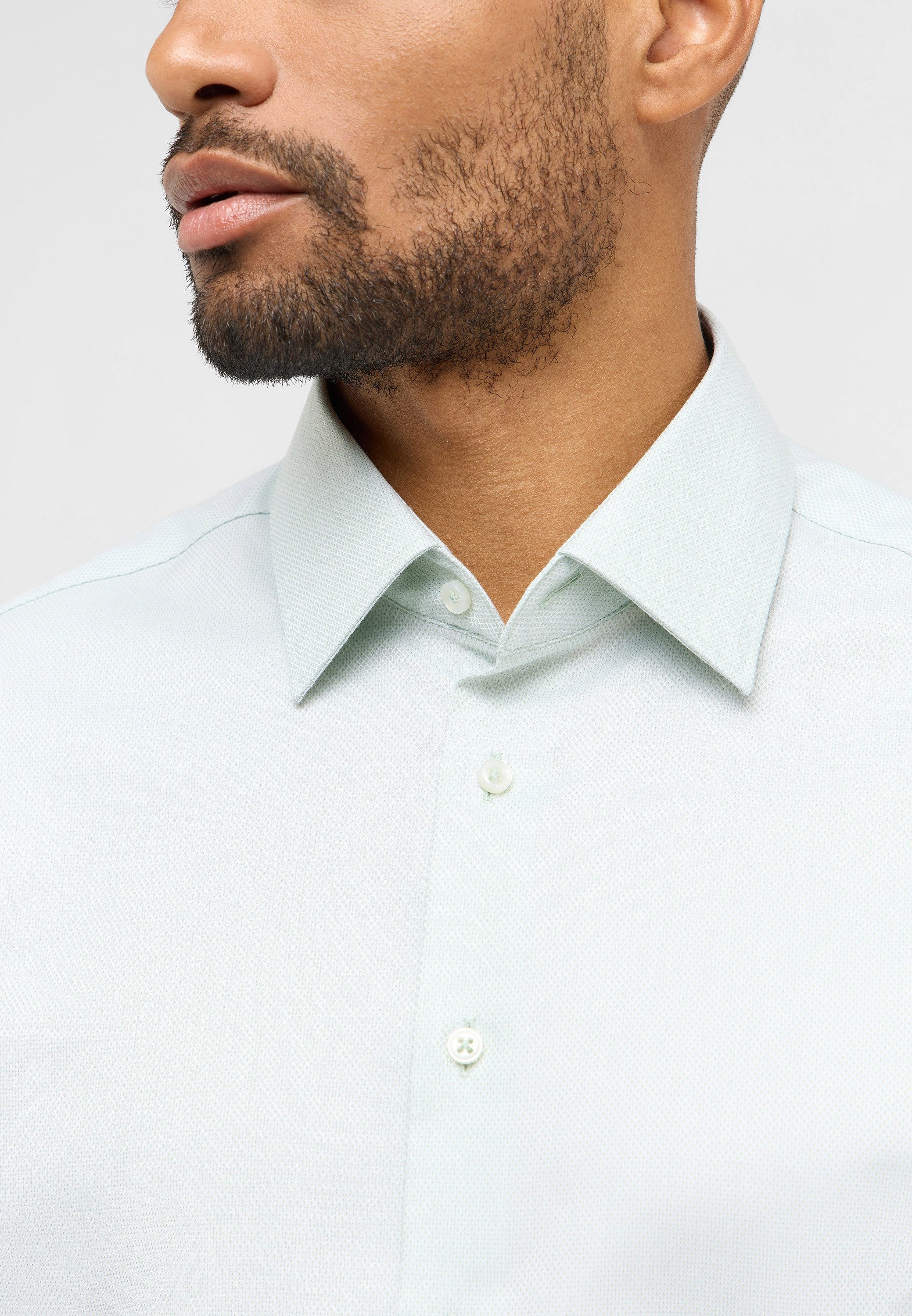 Eterna Overhemd met lange mouwen MODERN FIT NON IRON (strijkvrij)