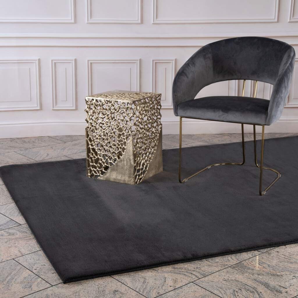 Carpet City Hoogpolig vloerkleed TOPIA 400 Kunstbont tapijt met konijnenbont-look, haptiek, slaapkamer