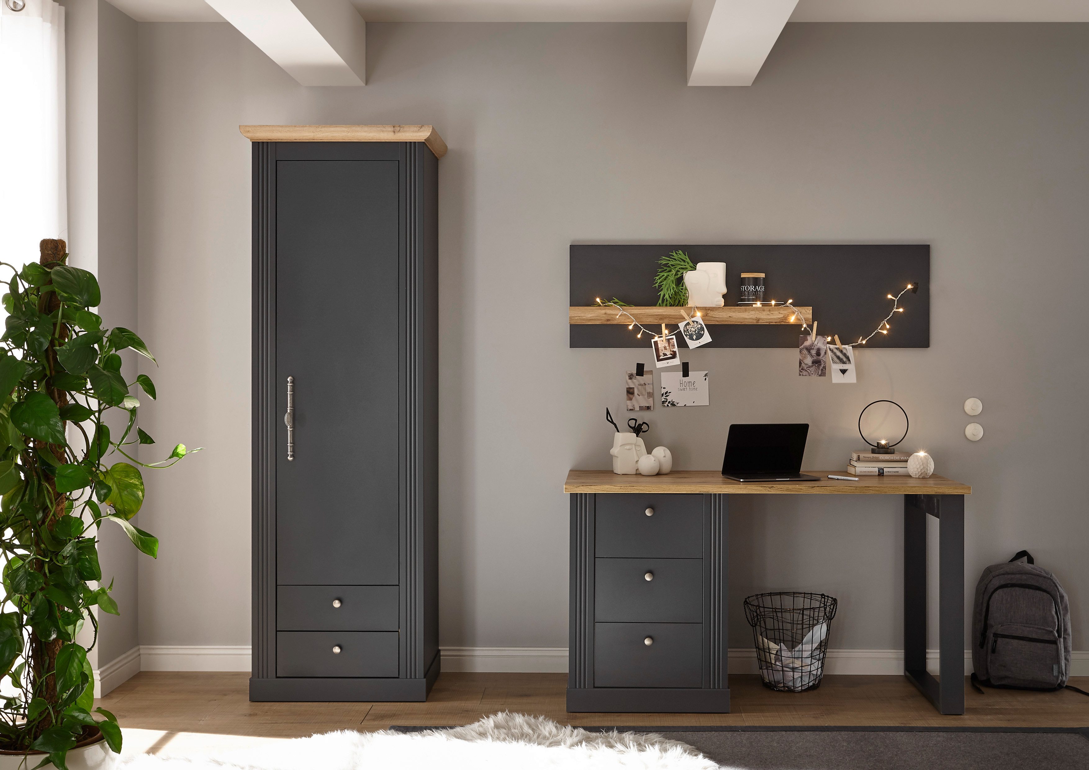 Home affaire Kantoormeubelset Westminster in romantische rustieke stijl, exclusief by otto