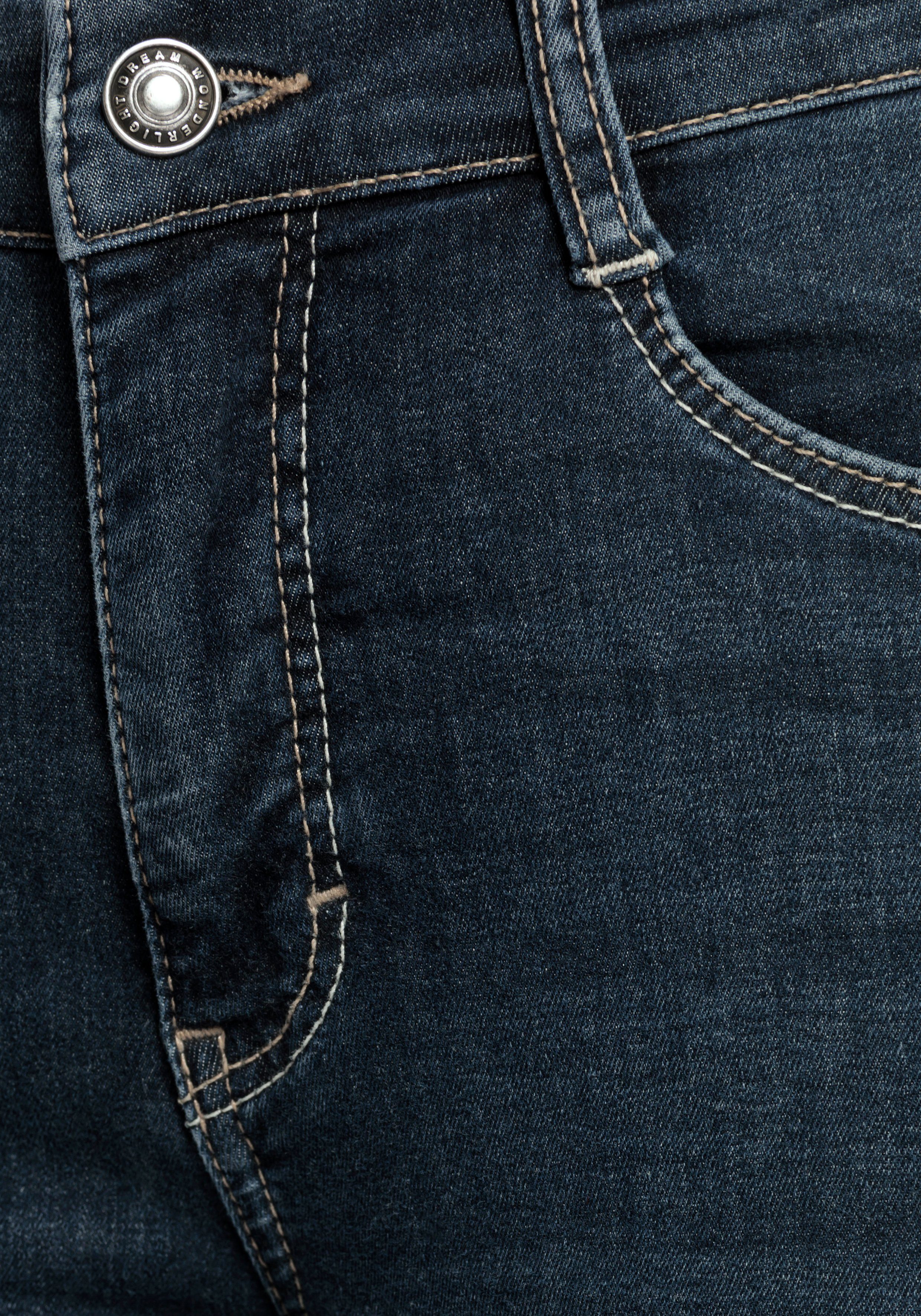 MAC Capri jeans Dream-Sum Comfortabele pasvorm met omrolbare zoom