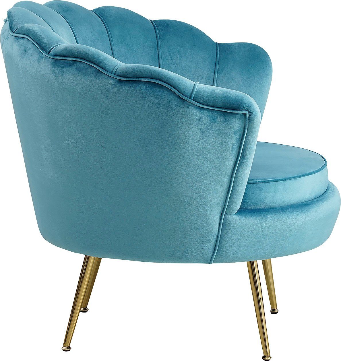 SalesFever Loungestoel Clam opvallend schelpdesign