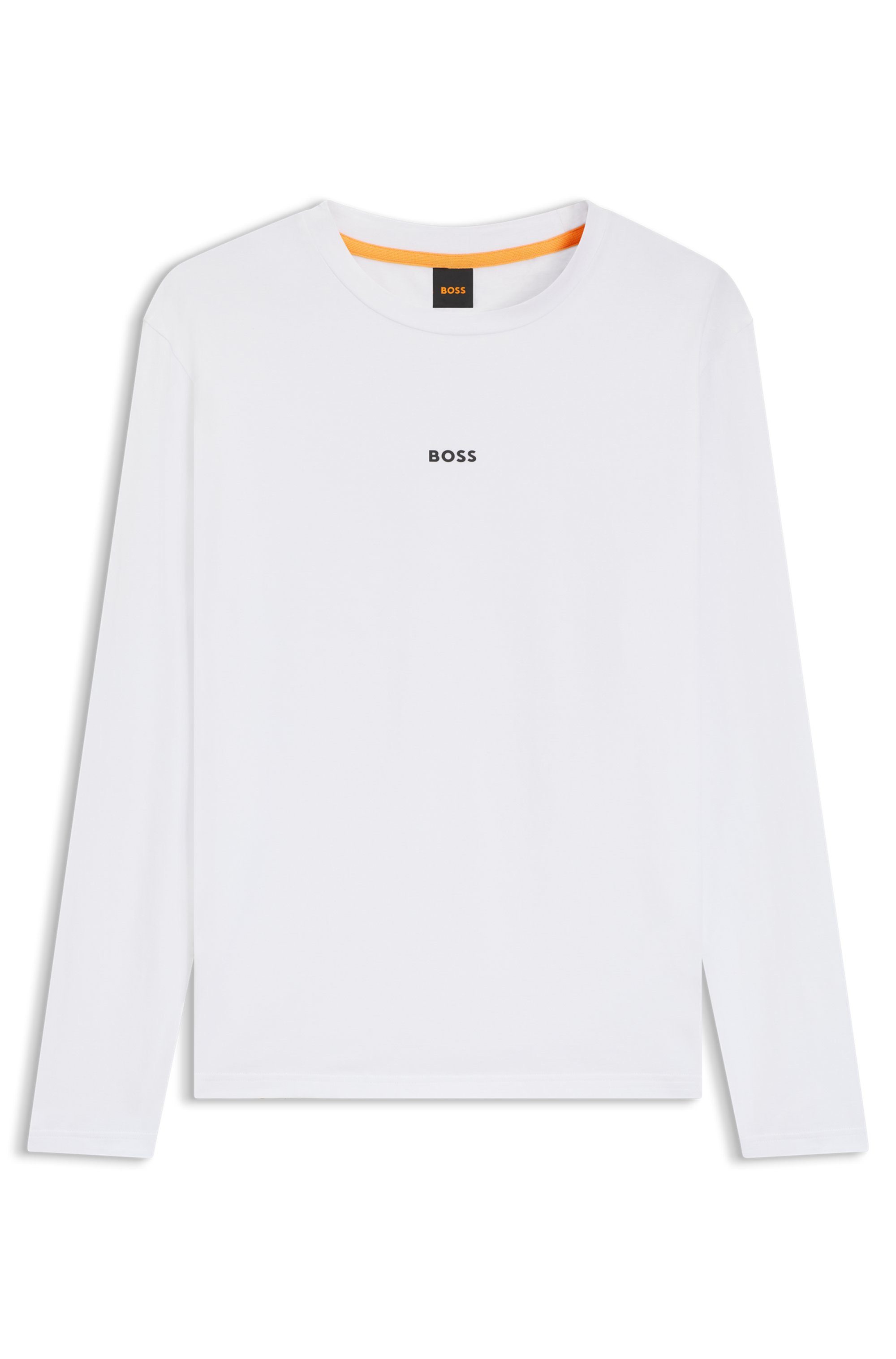Boss Orange Shirt met lange mouwen TChark met een ronde hals