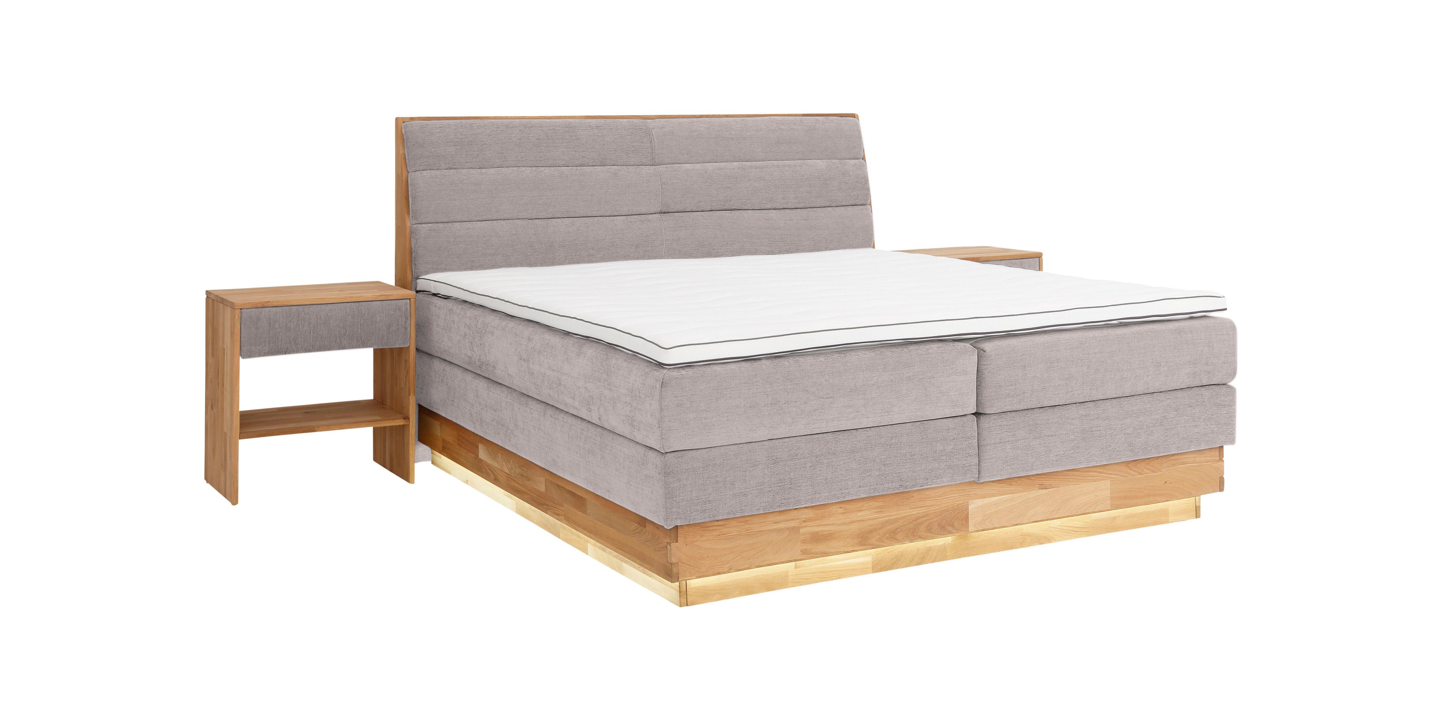 OTTO products Boxspring Ledverlichting, met gecertificeerde, gerecyclede overtrekstoffen