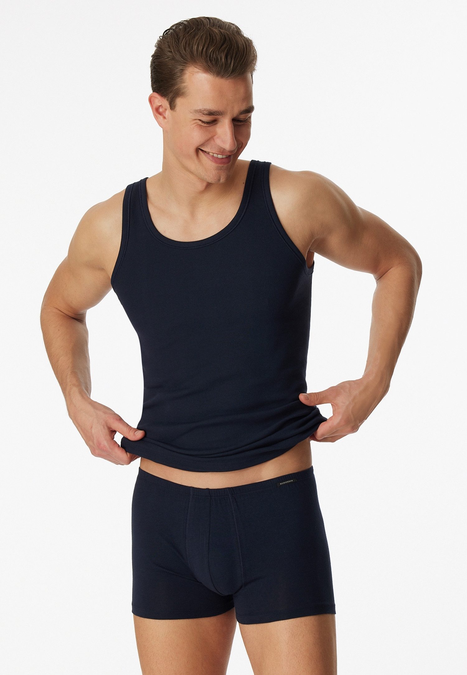 Schiesser Hemd Essentials met lange achterkant (Set van 2)