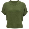 h. moser trui met korte mouwen dames, modieus model groen