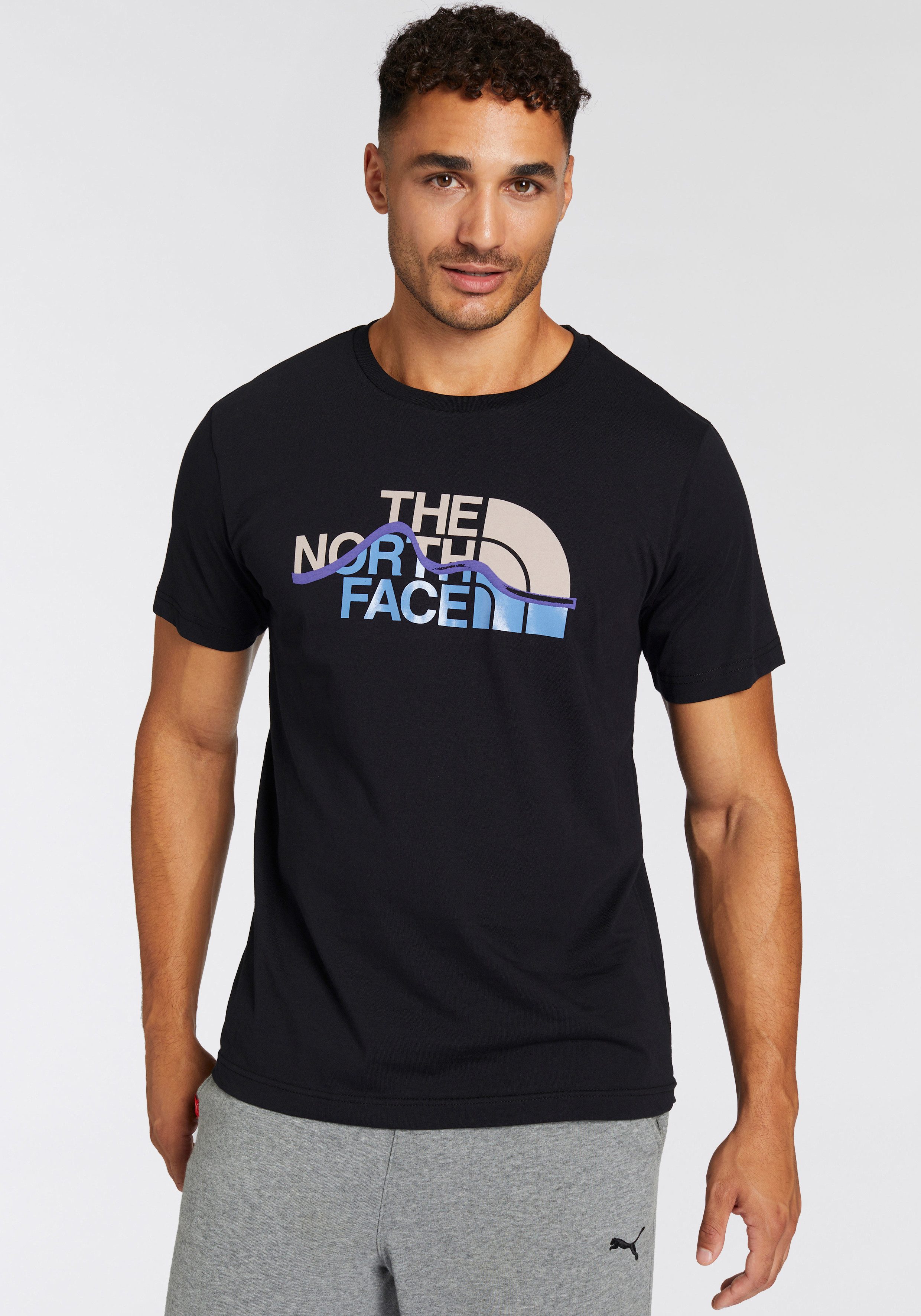 The North Face T-shirt M S-S MOUNTAIN LINE TEE (1-delig)