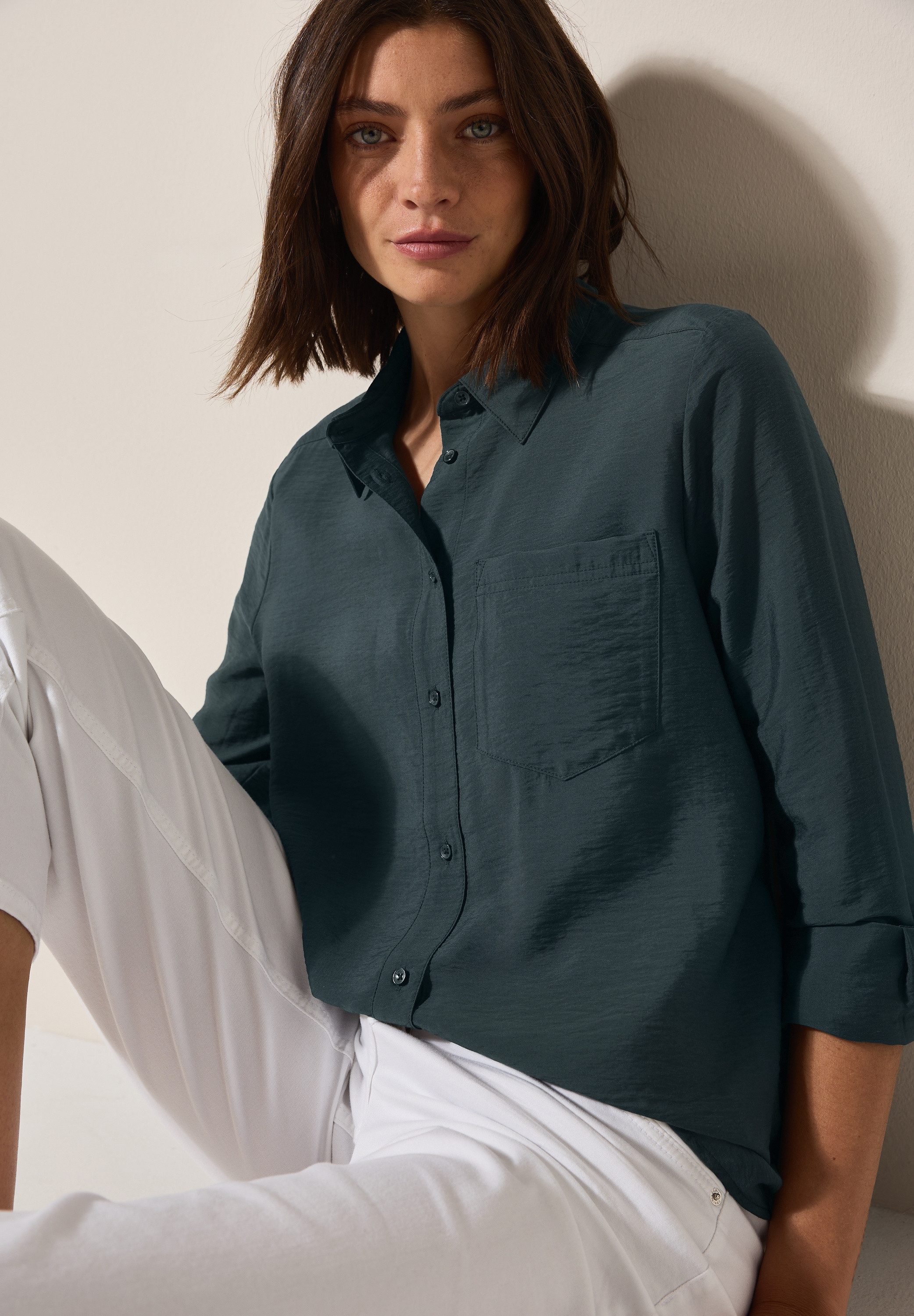 Cecil Overhemdblouse met structuur