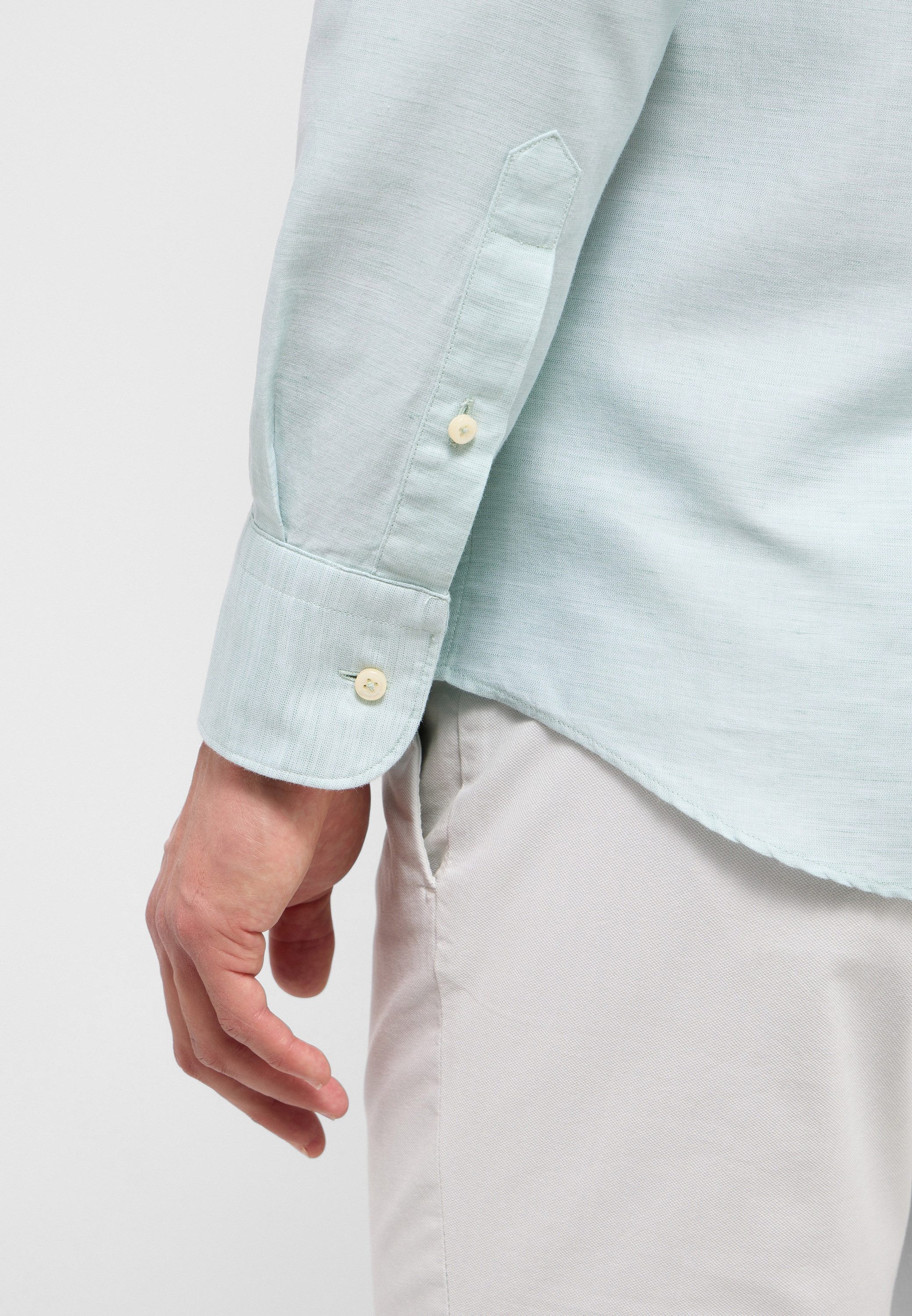 Eterna Overhemd met lange mouwen Slim fit EASY IRON (gemakkelijk te strijken)