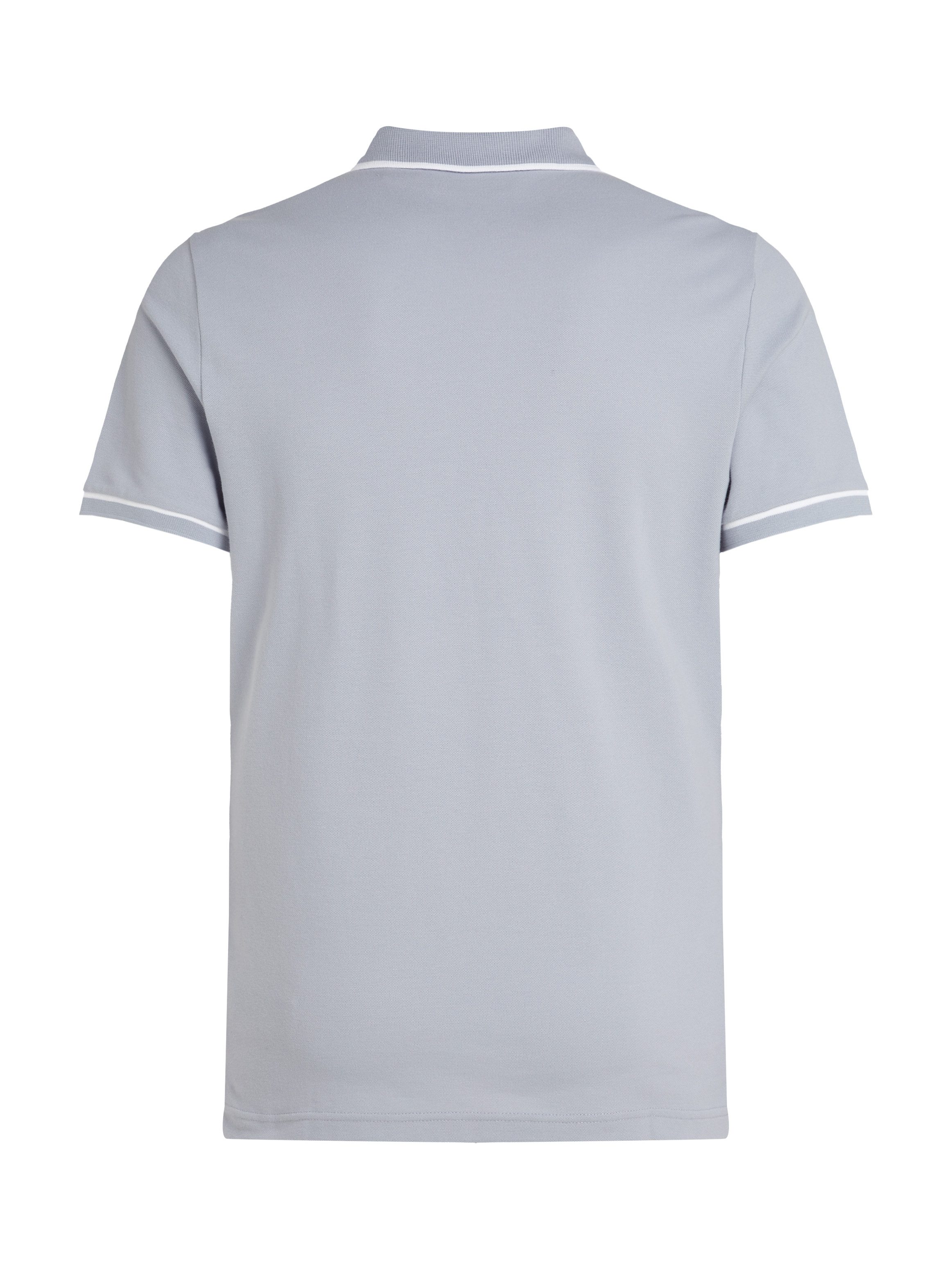 Calvin Klein Poloshirt TIPPING SLIM POLO met streepdetail op de kraag