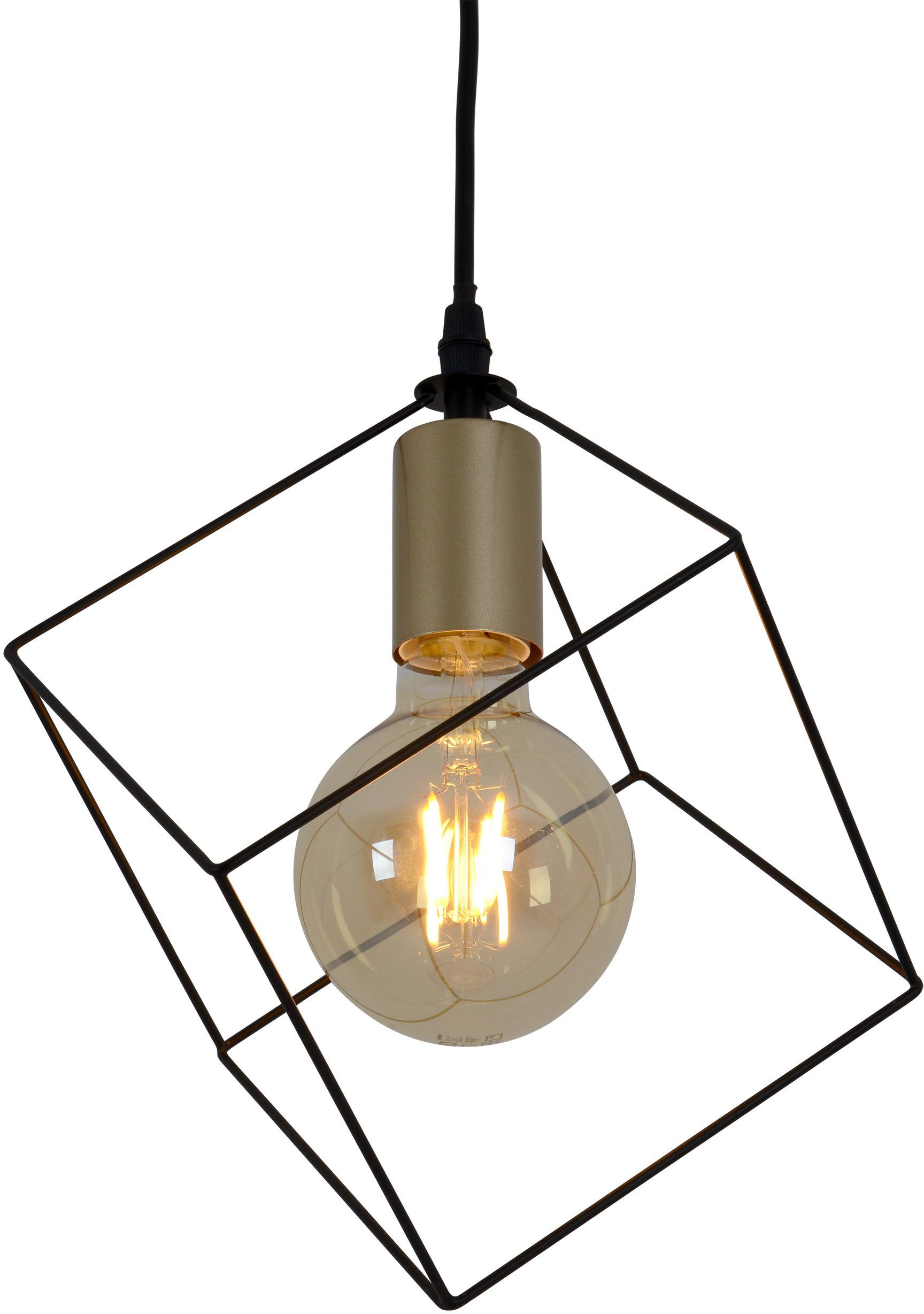 näve Hanglamp Canto 1 fitting hanglamp, 1xe27 max.40 w, kleur: zwart (1 stuk)