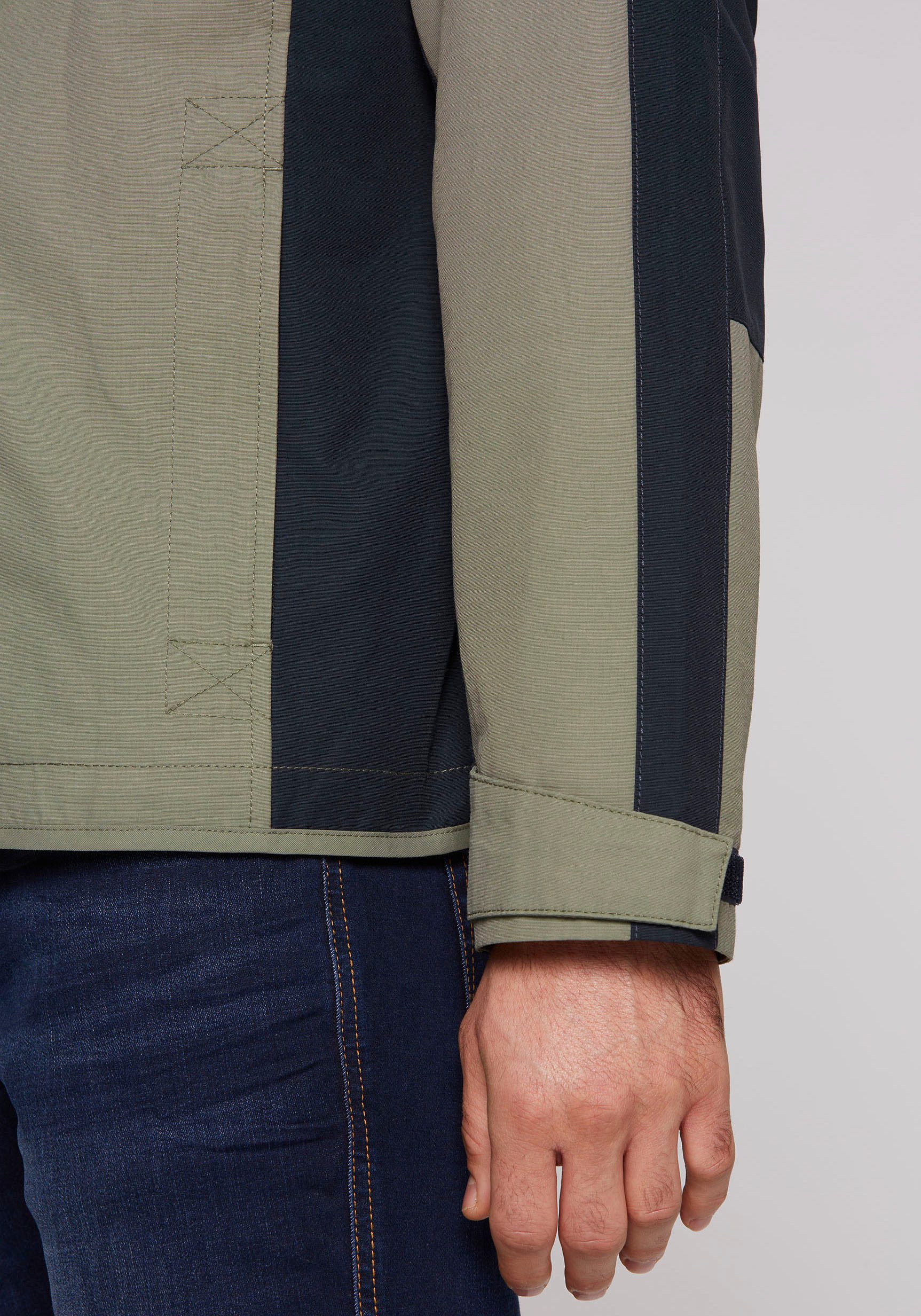 CAMP DAVID Outdoorjack met logoborduursels