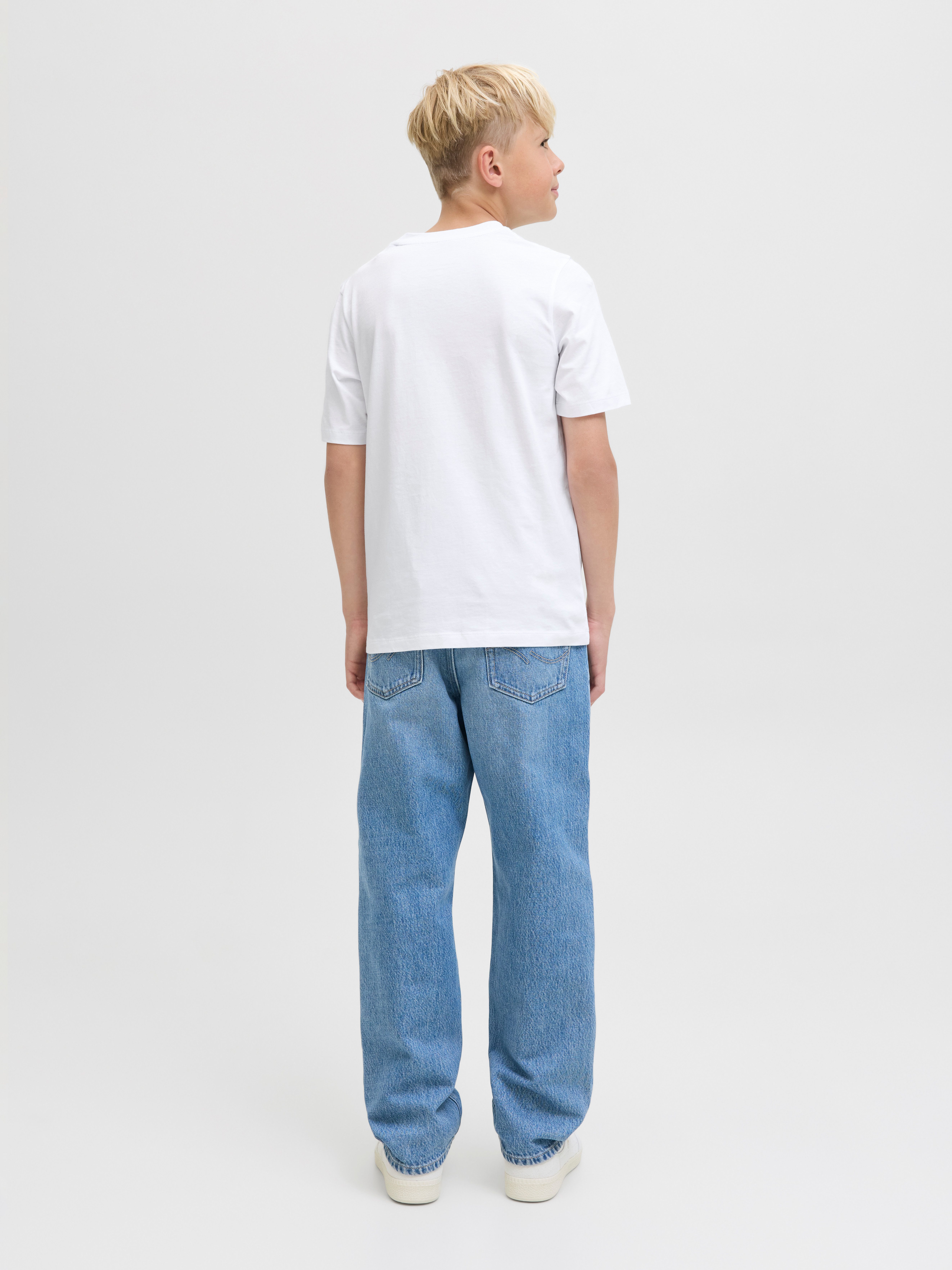 Jack & Jones Junior T-shirt JJELOGO TEE SS ONECK 2 COL AW25 NOOS JNR