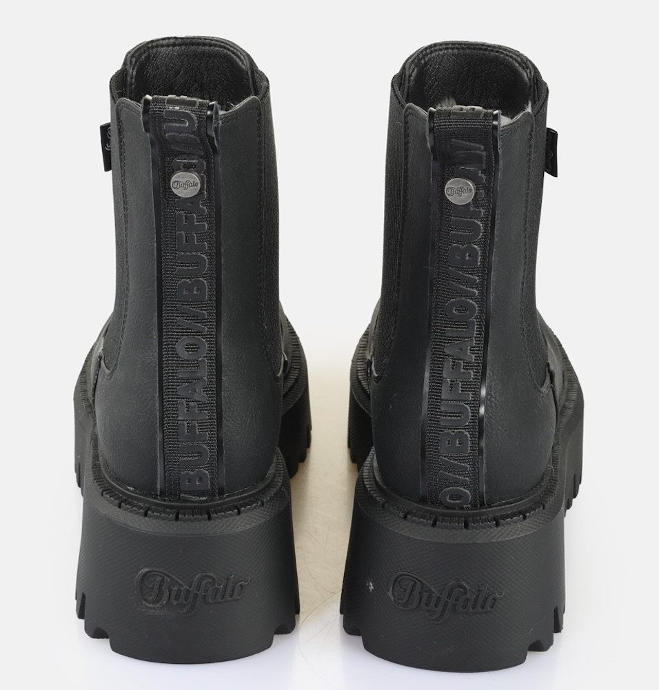 Buffalo Chelsea-boots Aspen Chelsea warm Plateauzolen, enkellaarsjes, instaplaarzen met memory foam-binnenzool