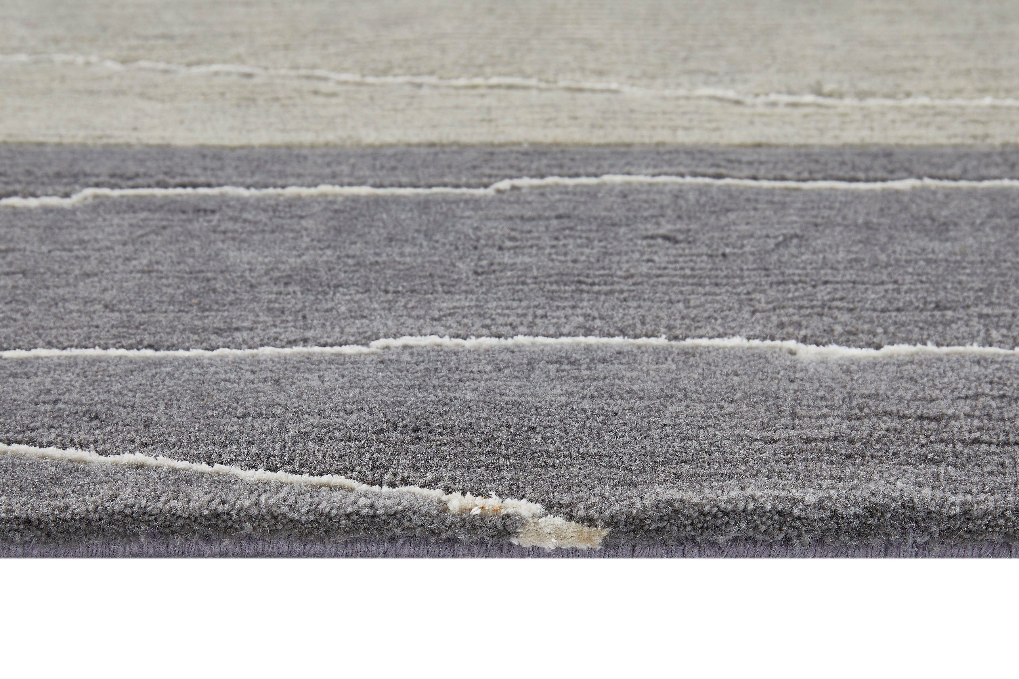 LUXOR living Wollen kleed LINEO Nepal tapijt, 100% wol, handgeknoopt, met bies