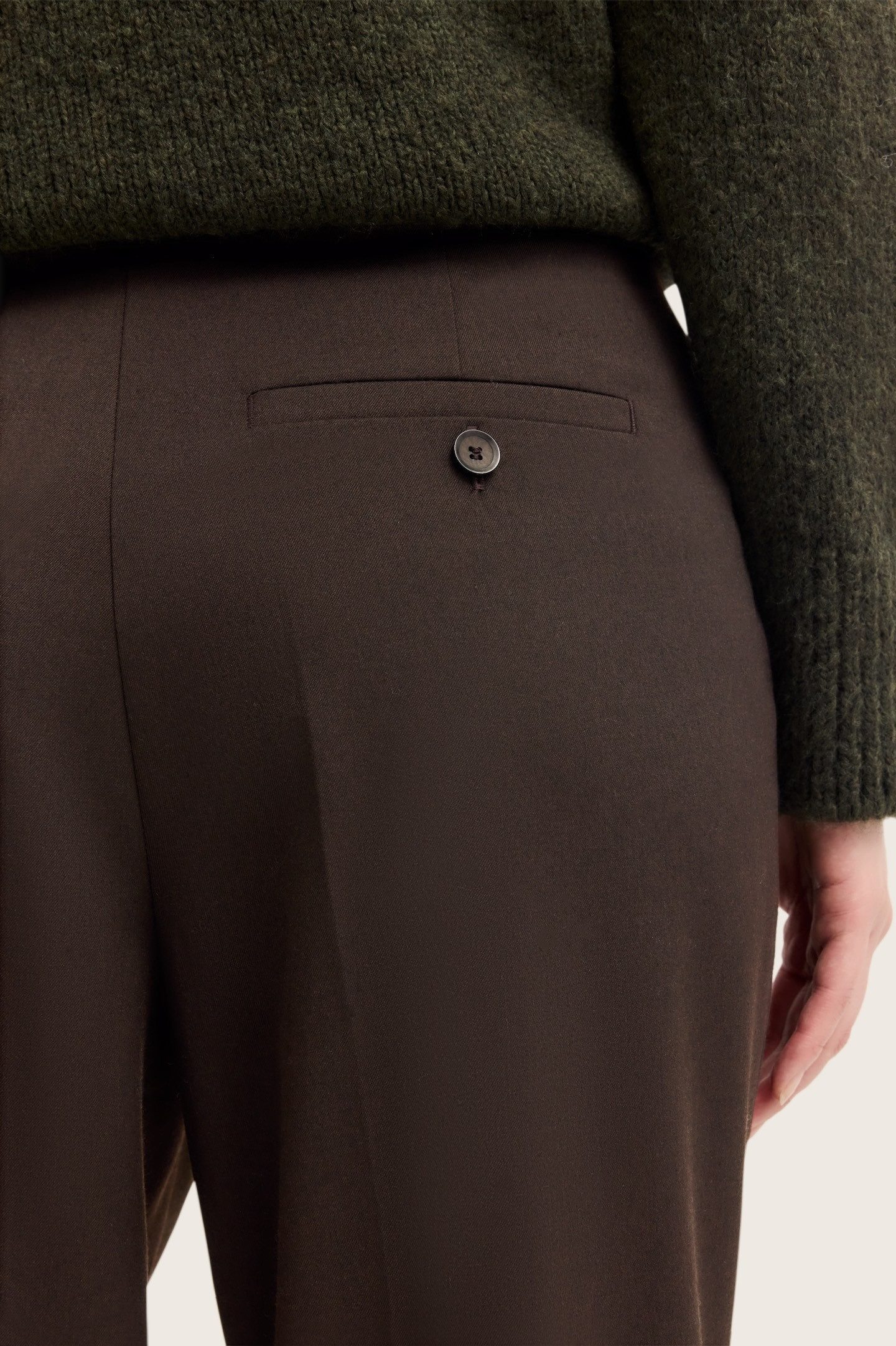 Bugatti Stoffen broek Stretchcomfort met bandplooien