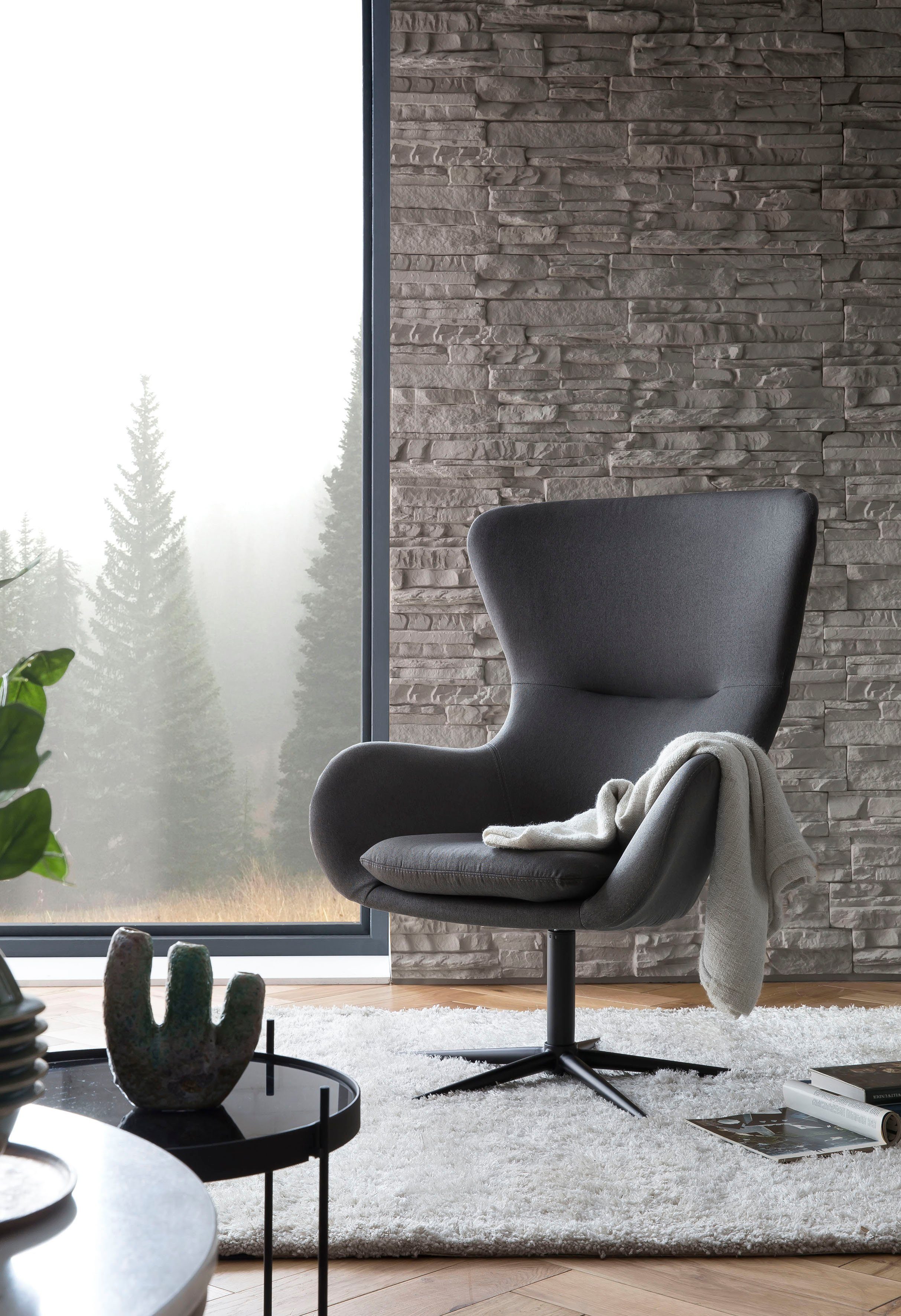 SalesFever Draaibare fauteuil Relaxfauteuil in een moderne look