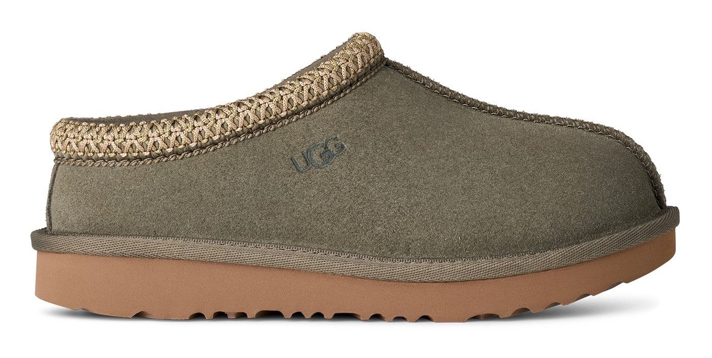 UGG Pantoffels K TASMAN II plateau clog, mule, pantoffel met lamswol