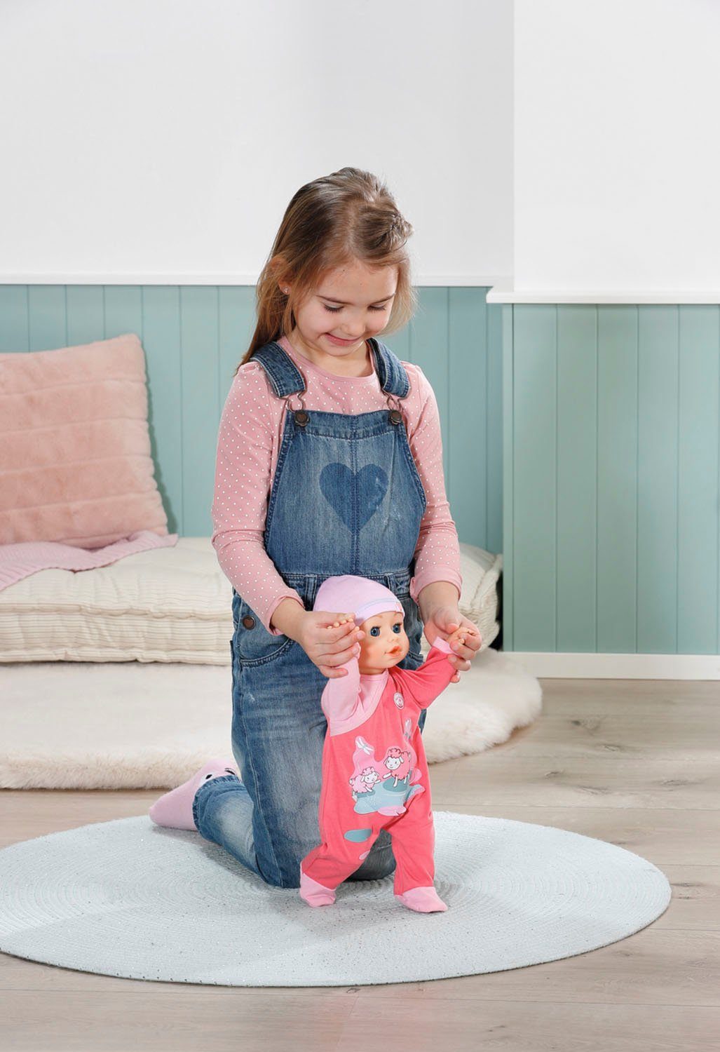 Baby Annabell Babypop Emily loop met mij, 43 cm