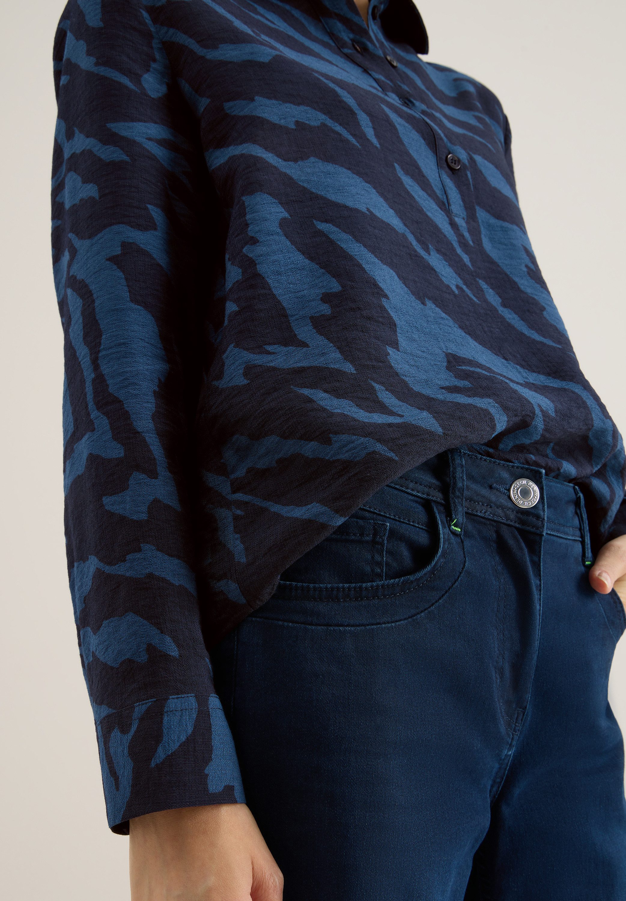 Cecil Overhemdblouse met print all-over
