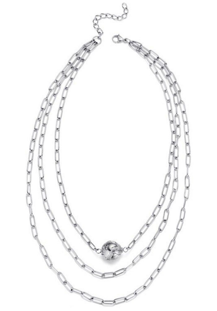Kingka Ketting met hanger Planet Earth, SN747G, SN747S