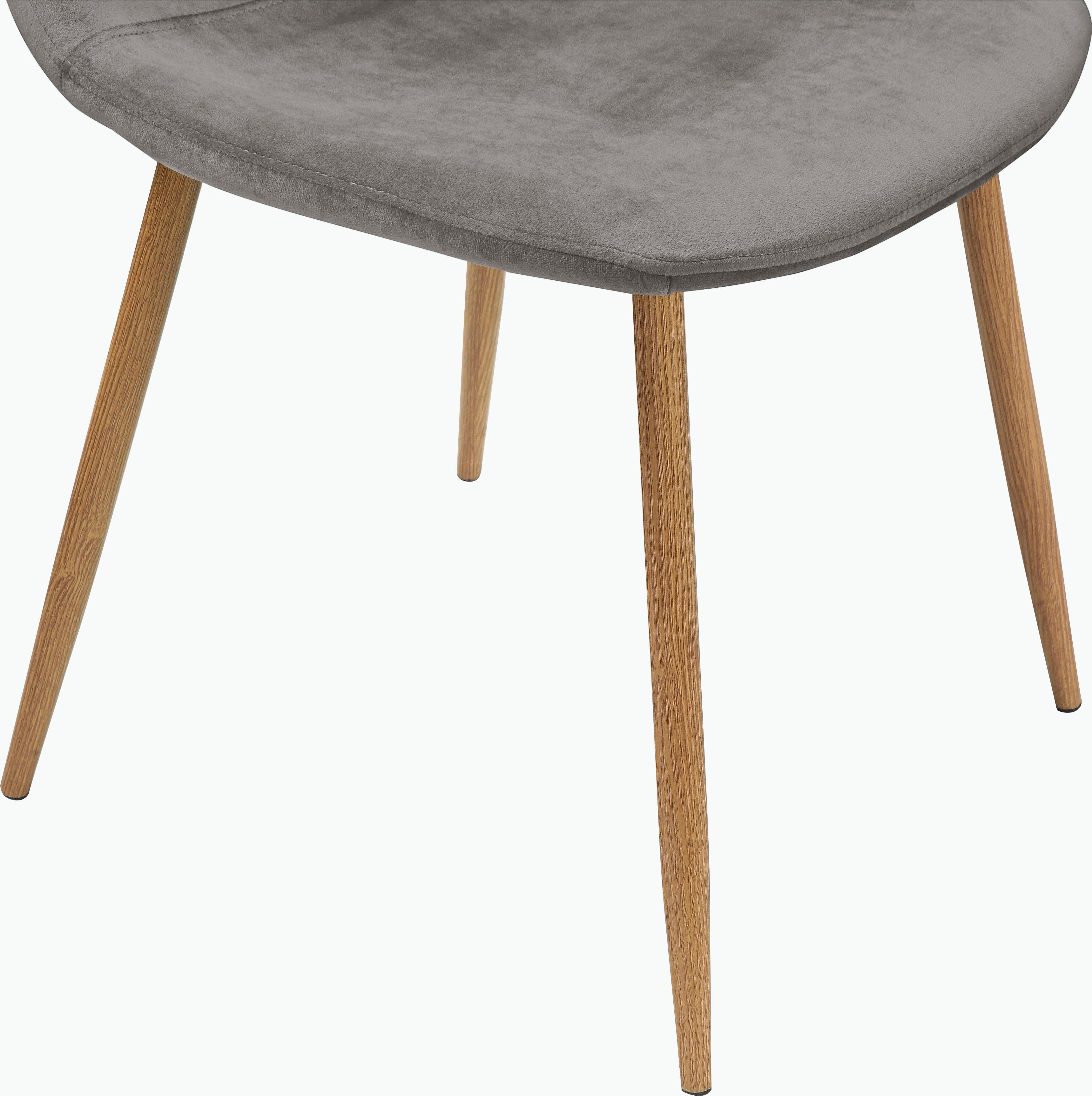 Leonique Eethoek Eadwine, TOPSELLER! Zitgroep eettafel plus 4 eetkamerstoelen (set, 5-delig)