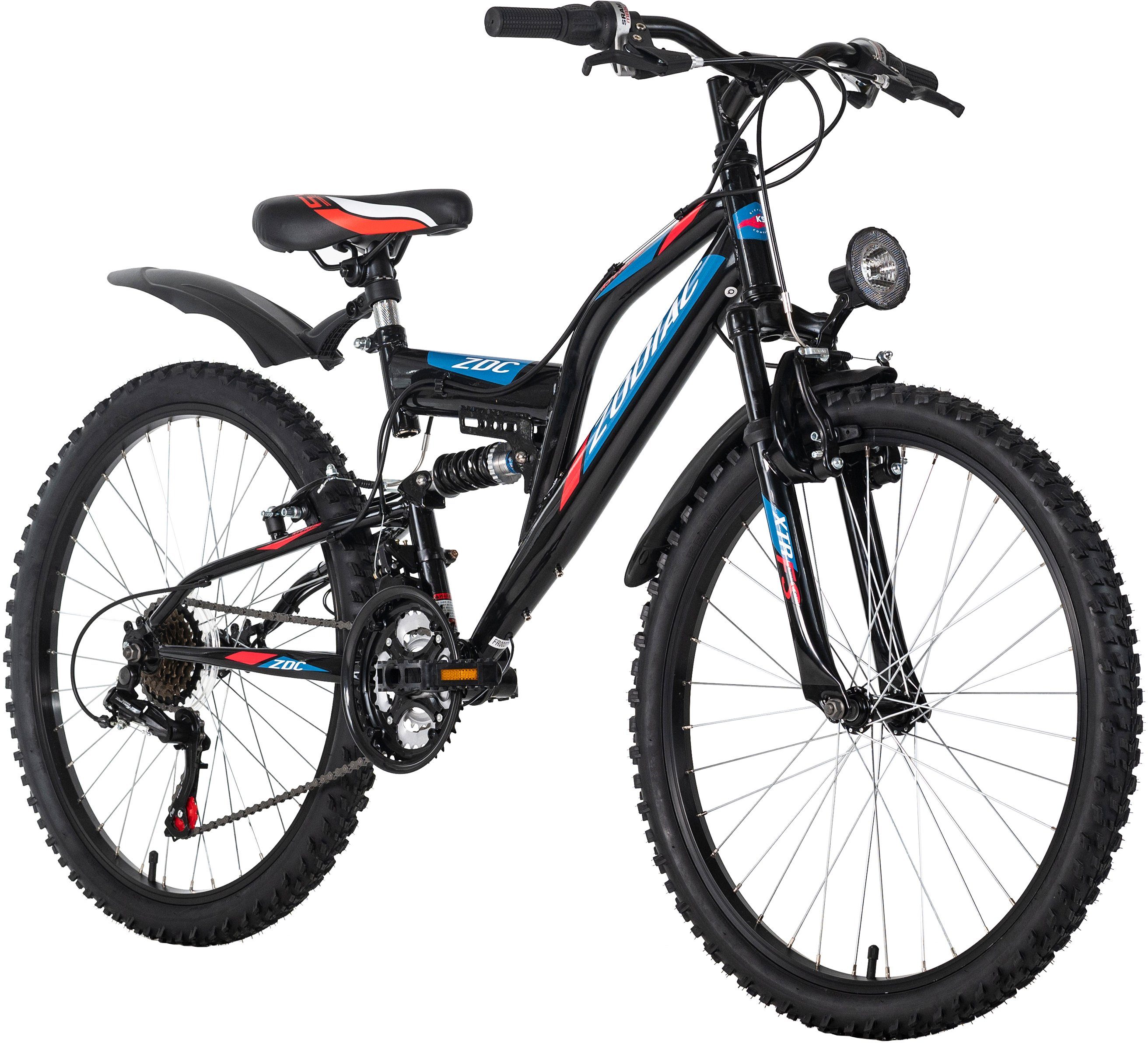 KS Cycling Tienerfiets Zodiac voor heren, kettingversnelling