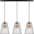 britop lighting hanglamp swan decoratieve lamp van metaal, bijpassende lm e27 - exclusief, made in europe (1 stuk) zwart