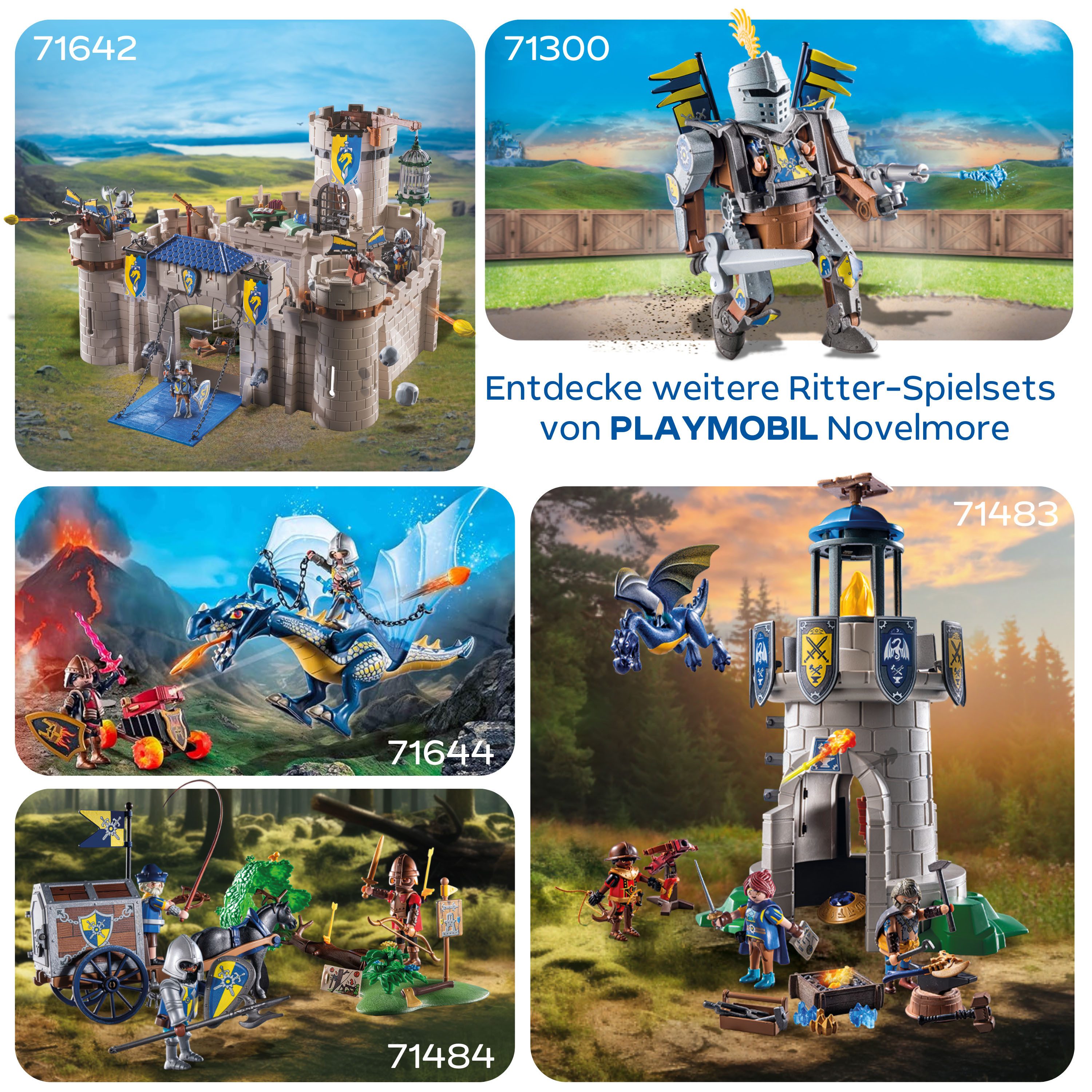 Playmobil® Constructie-speelset Schlossgespenst und Ritter (71797), Playmobil Novelmore (18-delig)