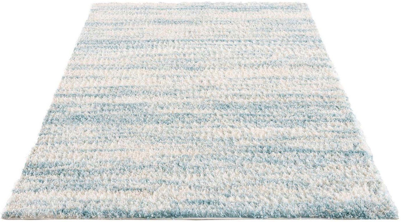 Carpet City Hoogpolig vloerkleed Pulpy 524 bijzonder zacht, mêlee, ideaal voor woonkamer & slaapkamer