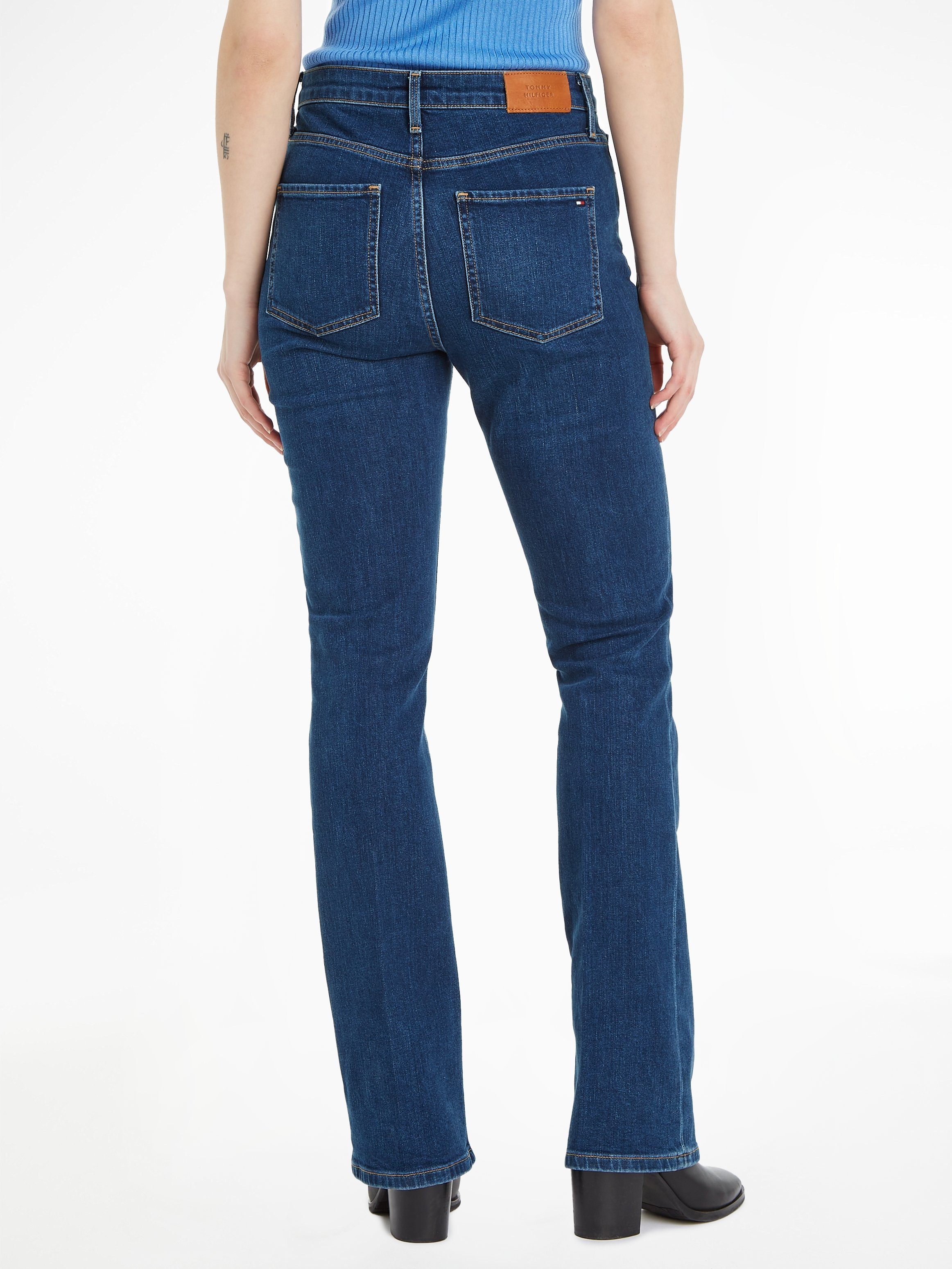 Tommy Hilfiger Bootcut jeans met persplooien