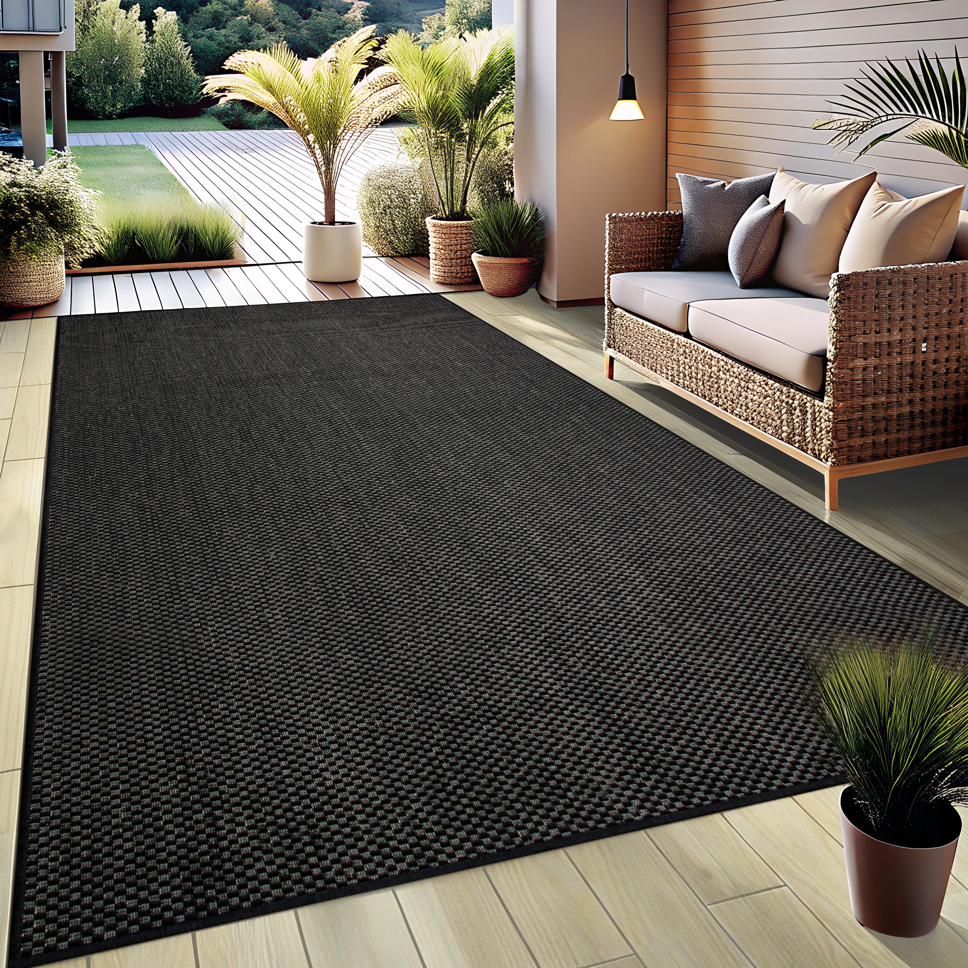 my home Vloerkleed Venetië is ook als loper verkrijgbaar Geschikt voor binnen en buiten, sisal-look, weerbestendig & uv-bestendig